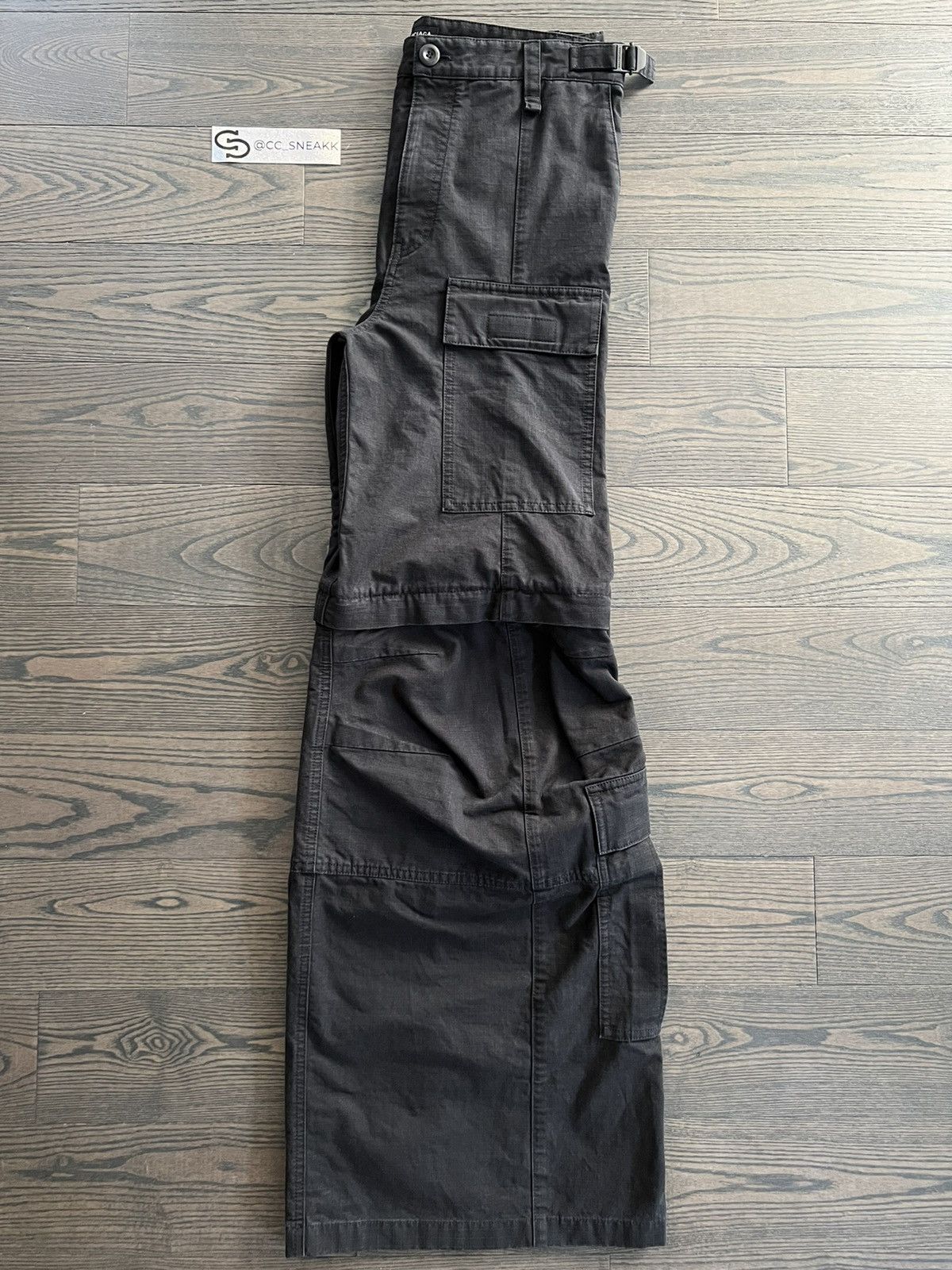Balenciaga BALENCIAGA FLARED CARGO PANTS IN BLACK Size US 30 / EU 46 - 2 Thumbnail