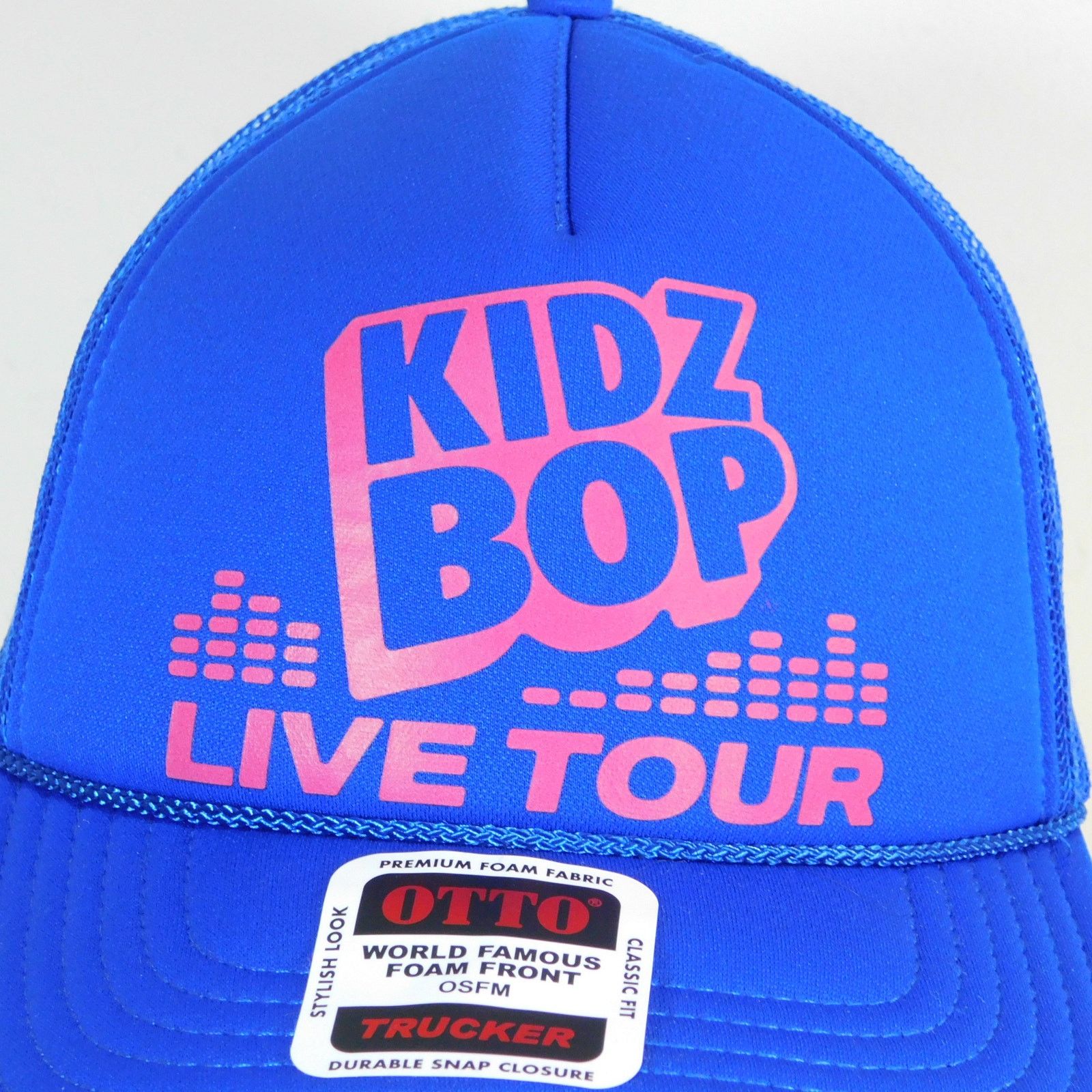 Otto Kidz Bop Live Tour Trucker Hat Adjustable Blue Red Adult Sz Size ONE SIZE - 2 Thumbnail