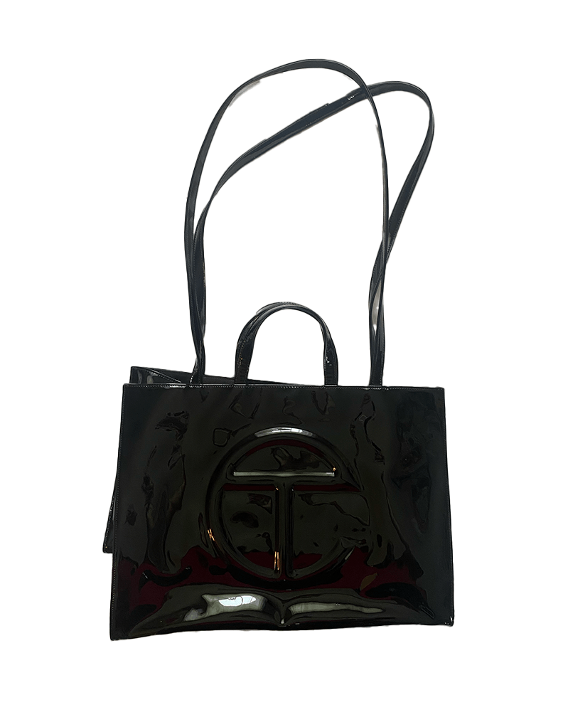 Telfar Telfar Patent Leather Shopping Bag Size L Size ONE SIZE - 1 Thumbnail