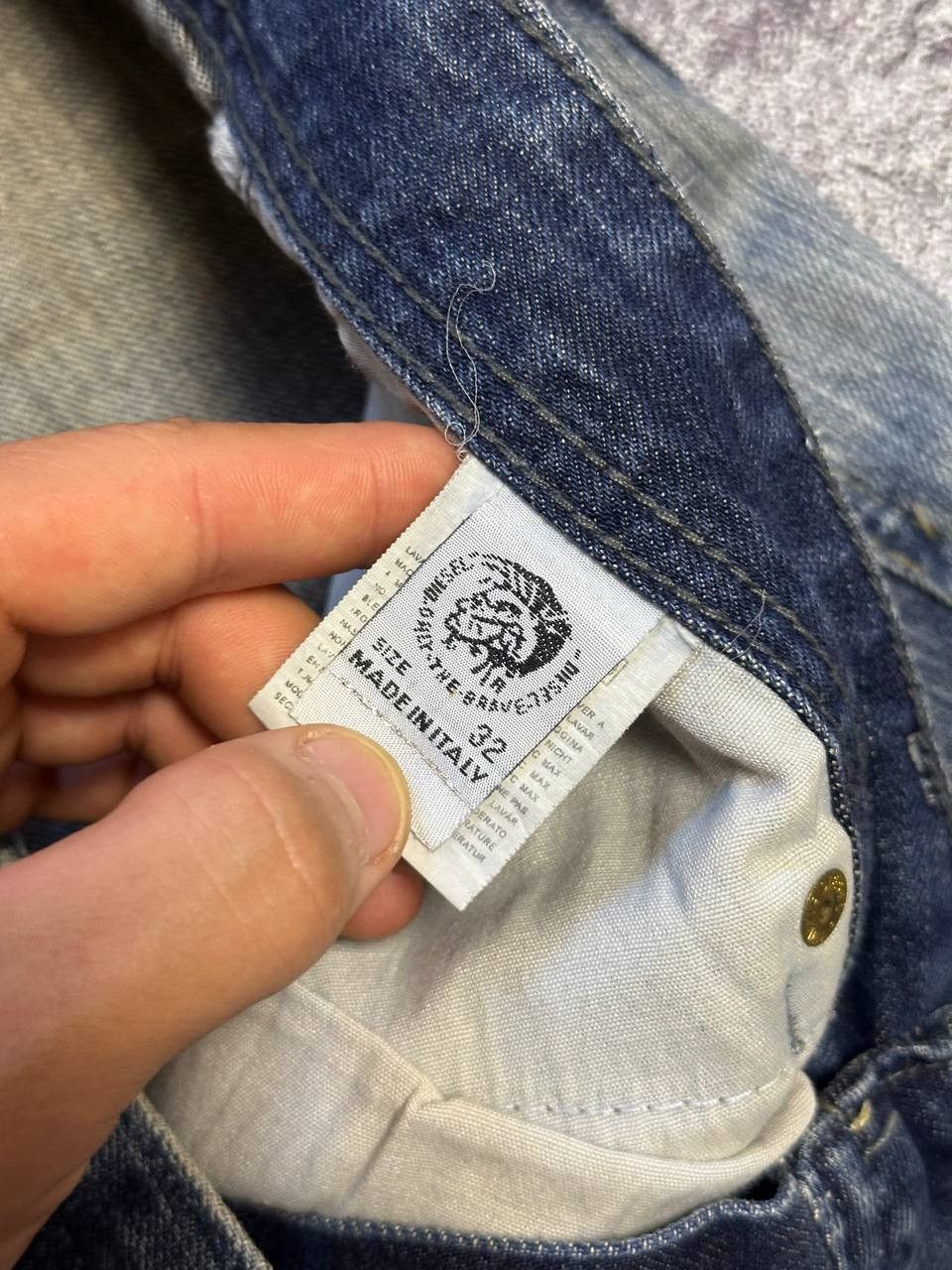 Diesel × If Six Was Nine × Japanese Brand Vintage Diesel Jeans Big Logo Distressed Baggy japanese 90s Size US 32 / EU 48 - 17 Thumbnail