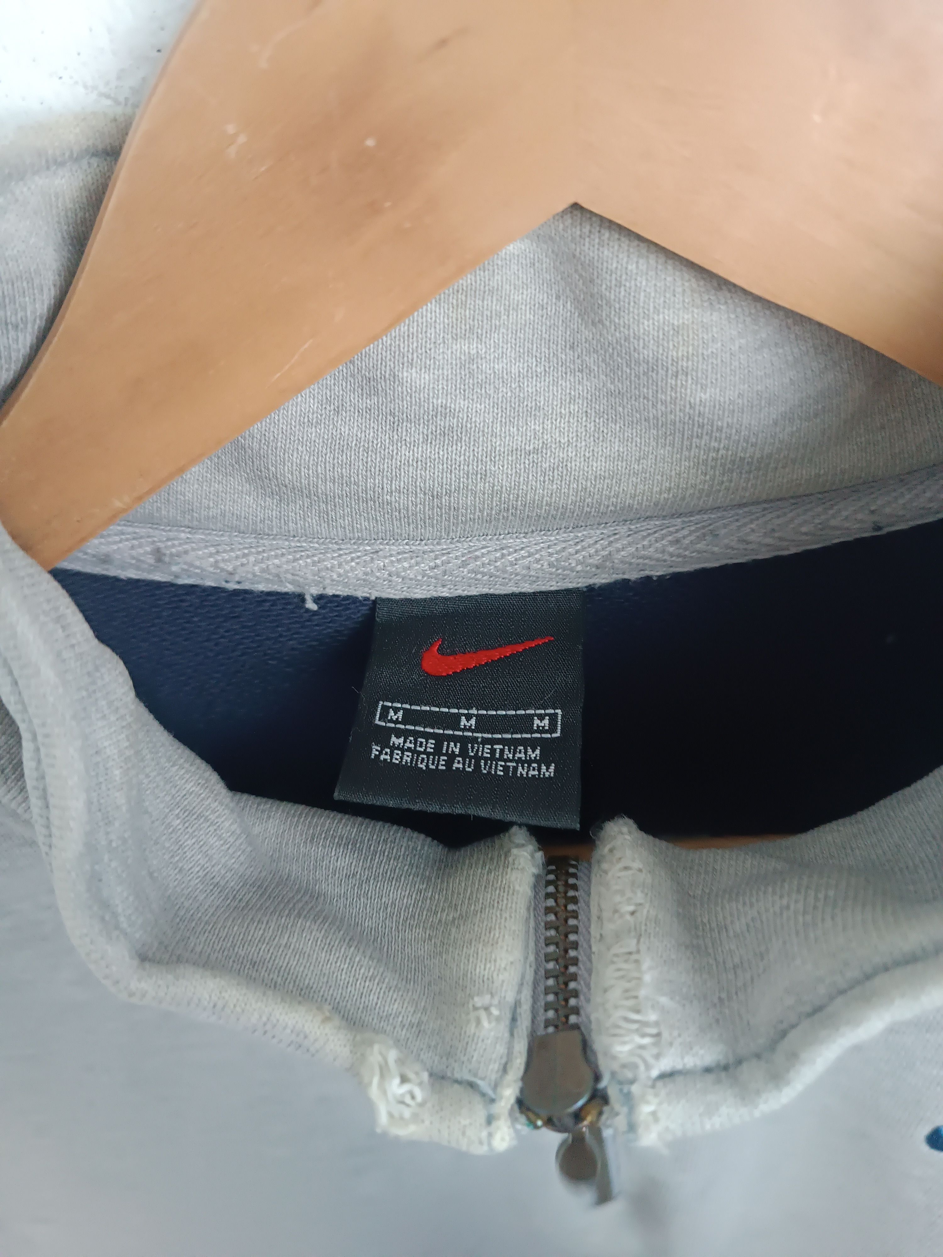 Nike THRASHED FADED VINTAGE Y2K NIKE HALF ZIPPER VERY RARE Size US M / EU 48-50 / 2 - 9 Thumbnail