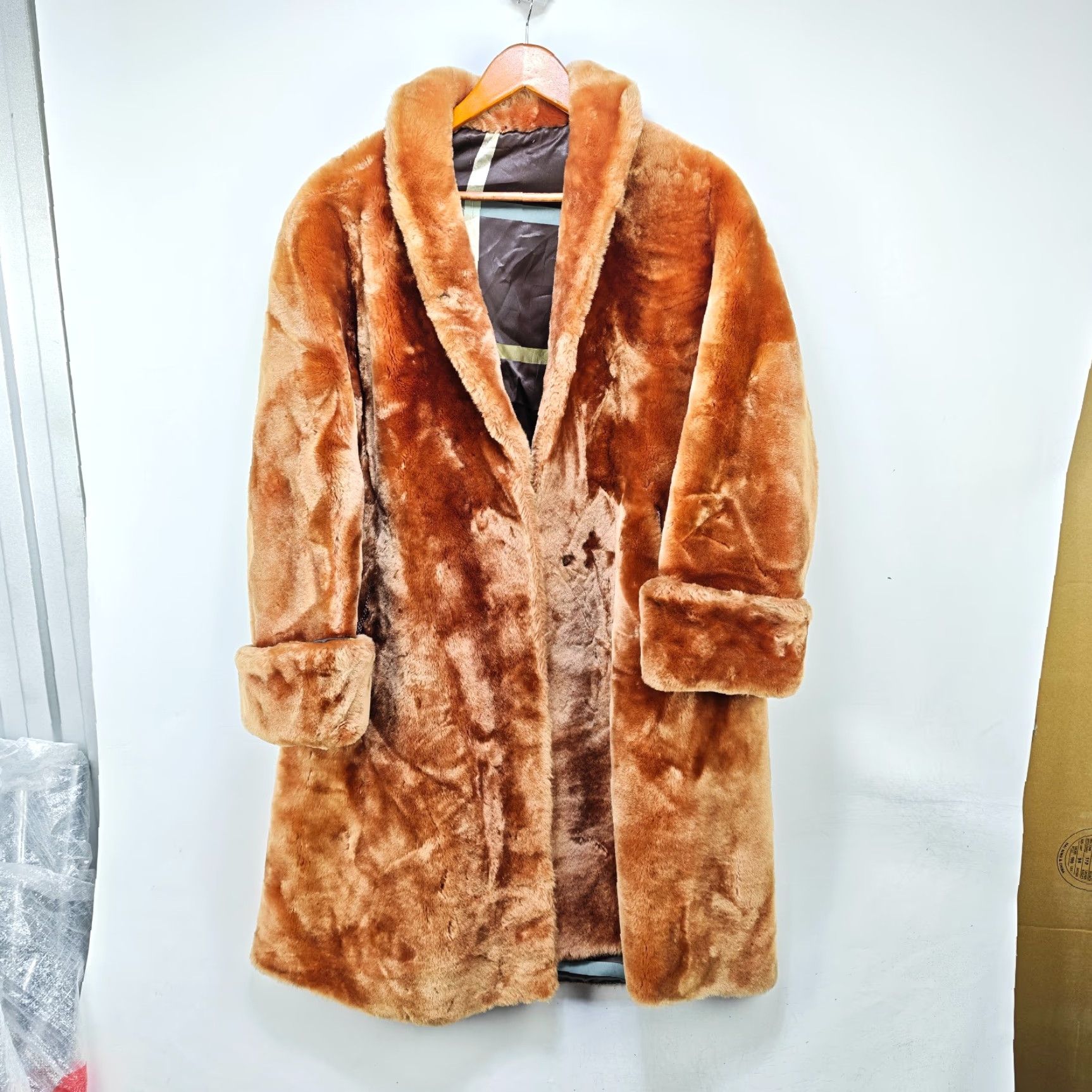 Vintage VINTAGE Beau Mouton by Jacques Heim Sheared Lamb Fur Coat Size L / US 10 / IT 46 - 2 Thumbnail