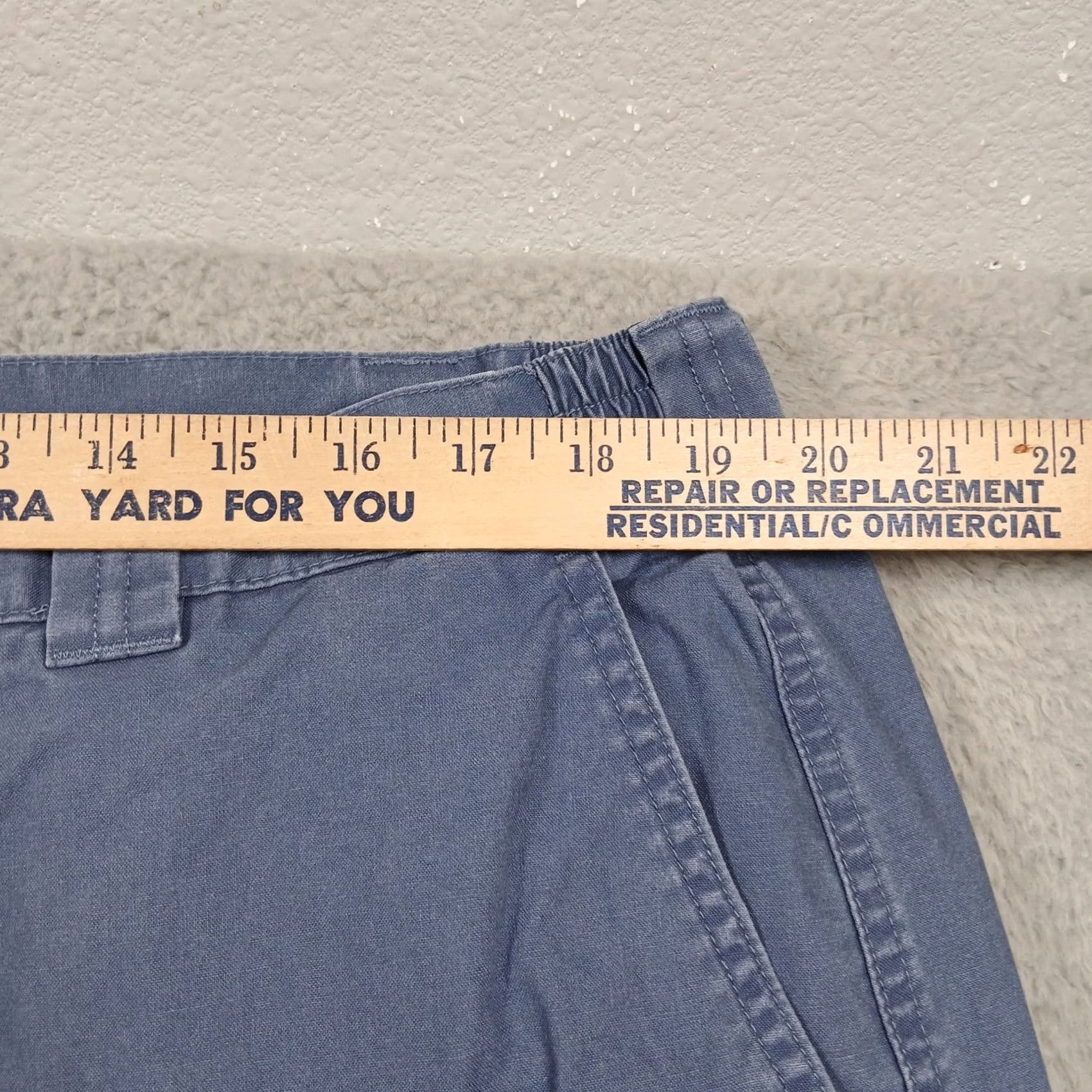Vintage VINTAGE LL Bean Cargo Pants Mens 42x32 Blue Comfort Waist Cotton Utility Pants Size US 42 / EU 58 - 6 Thumbnail
