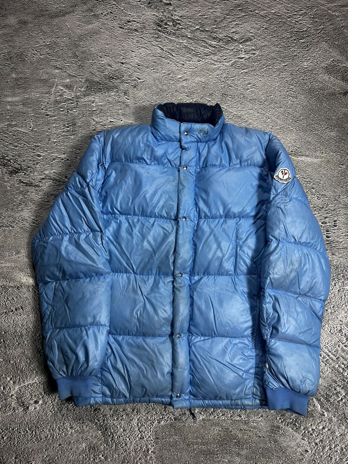 Moncler 90s Moncler vintage baby blue puffer jacket Size US L / EU 52-54 / 3 - 1 Thumbnail
