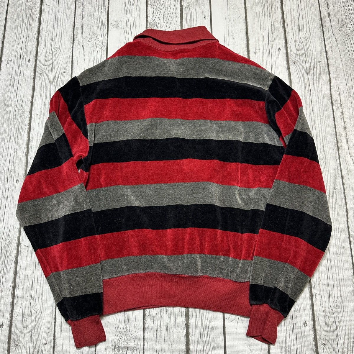 Bee Line by Billionaire Boys Club × Vintage Vintage Beeline velour sweater Size US M / EU 48-50 / 2 - 2 Thumbnail