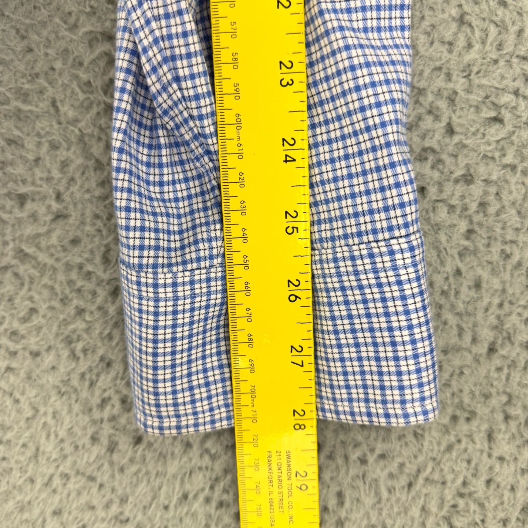 Ralph Lauren Ralph Lauren Button-Down Shirt Mens XXL Blue Plaid Twill Cotton Button-Up Long Sleeve Classic Fit Regular Size 2XL Navy Blue? Size US XXL / EU 58 / 5 - 7 Thumbnail