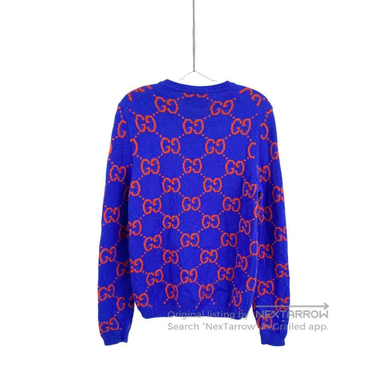 Gucci Guicci Double G full print color-blocking sweater| Size XS / US 0-2 / IT 36-38 - 2 Thumbnail