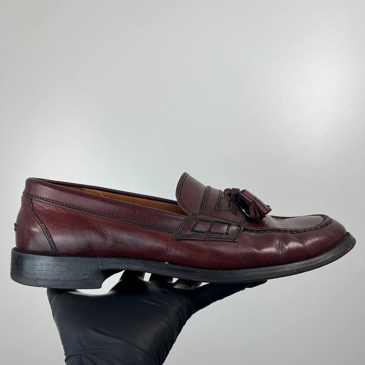 Russell & Bromley Russell And Bromley Tassel Loafers Burgundy Leather 41.5 Size US 7.5 / EU 40-41 - 7 Thumbnail