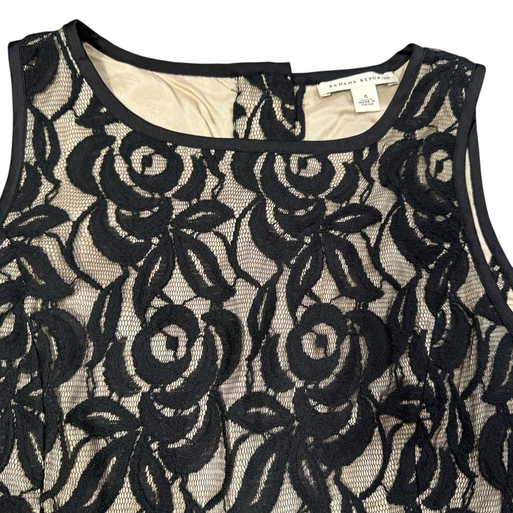 Banana Republic Banana Republic Black Lace Cotton Sleeveless Top Size 6 Size M / US 6-8 / IT 42-44 - 7 Thumbnail
