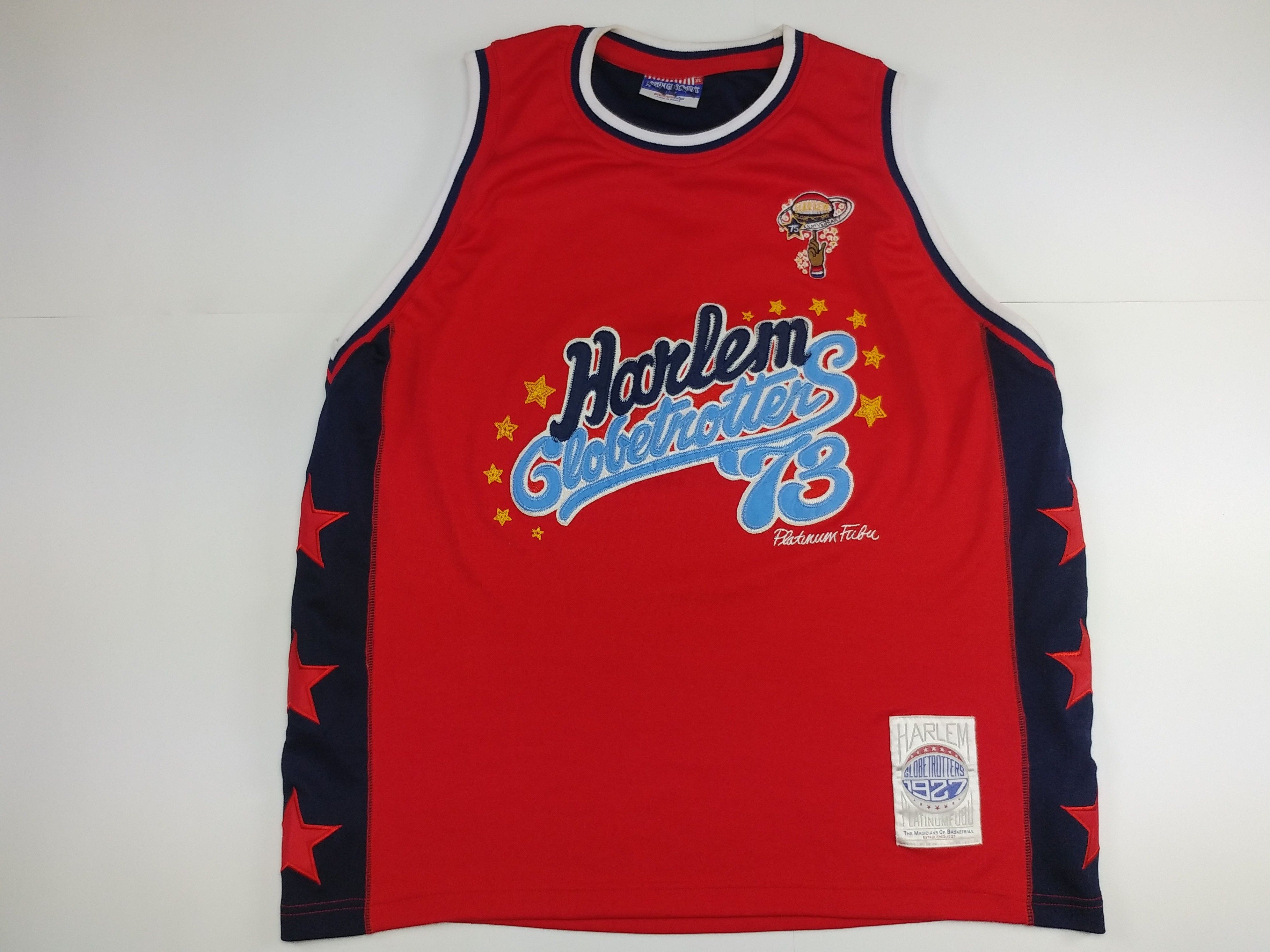 希少 Harlem Globetrotters Platinum Fubu Platinum Fubu jersey, Harlem Globetrotters, vintage size XL