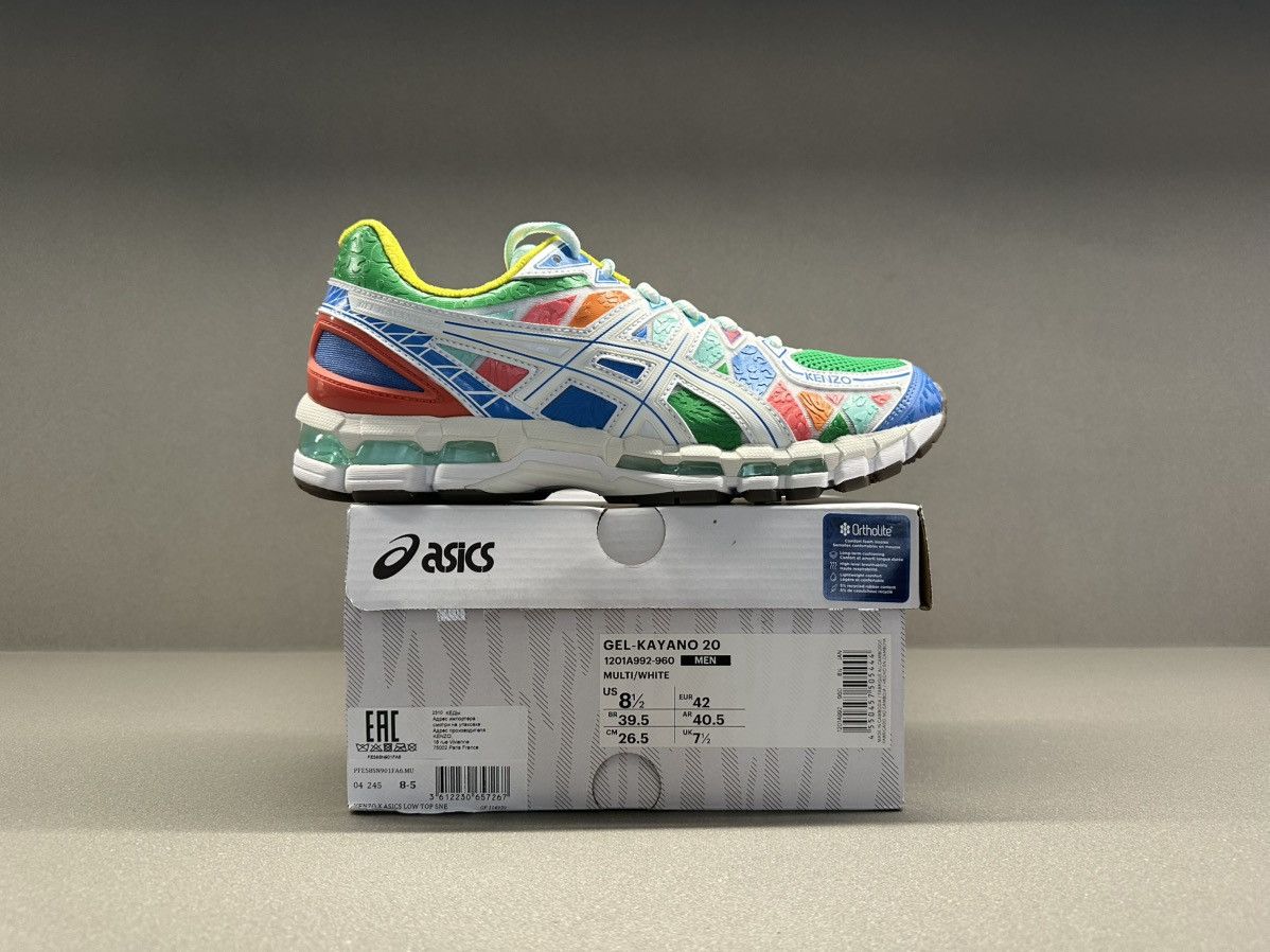 Asics × Kenzo ASICS Gel-Kayano 20 KENZO Multi-Color Size US 8.5 / EU 41-42 - 3 Thumbnail