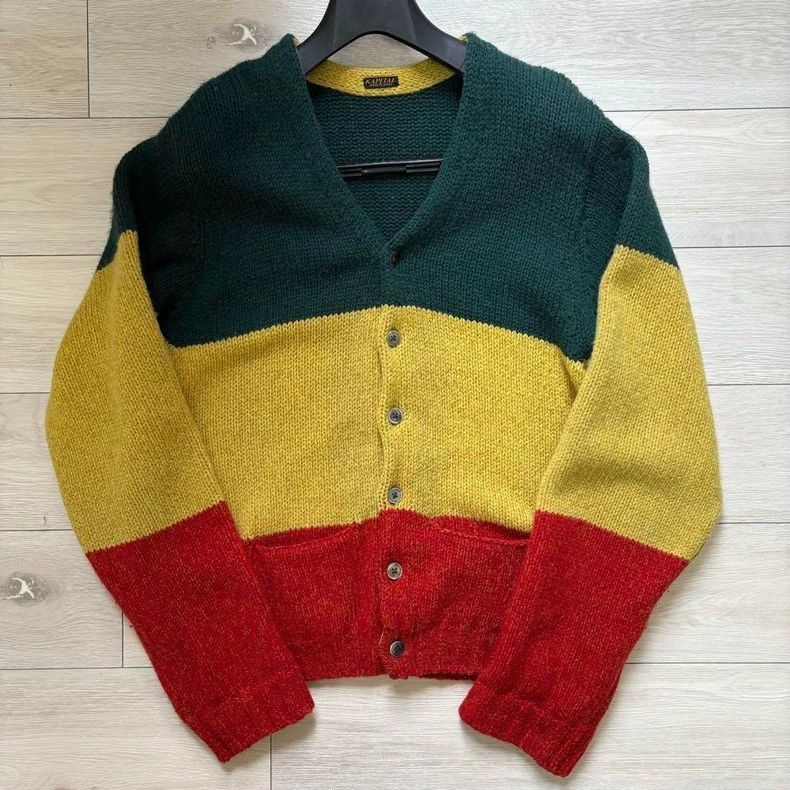 Kapital Kapital Colored triple wool cardigan-2506 Size US L / EU 52-54 / 3 - 1 Thumbnail