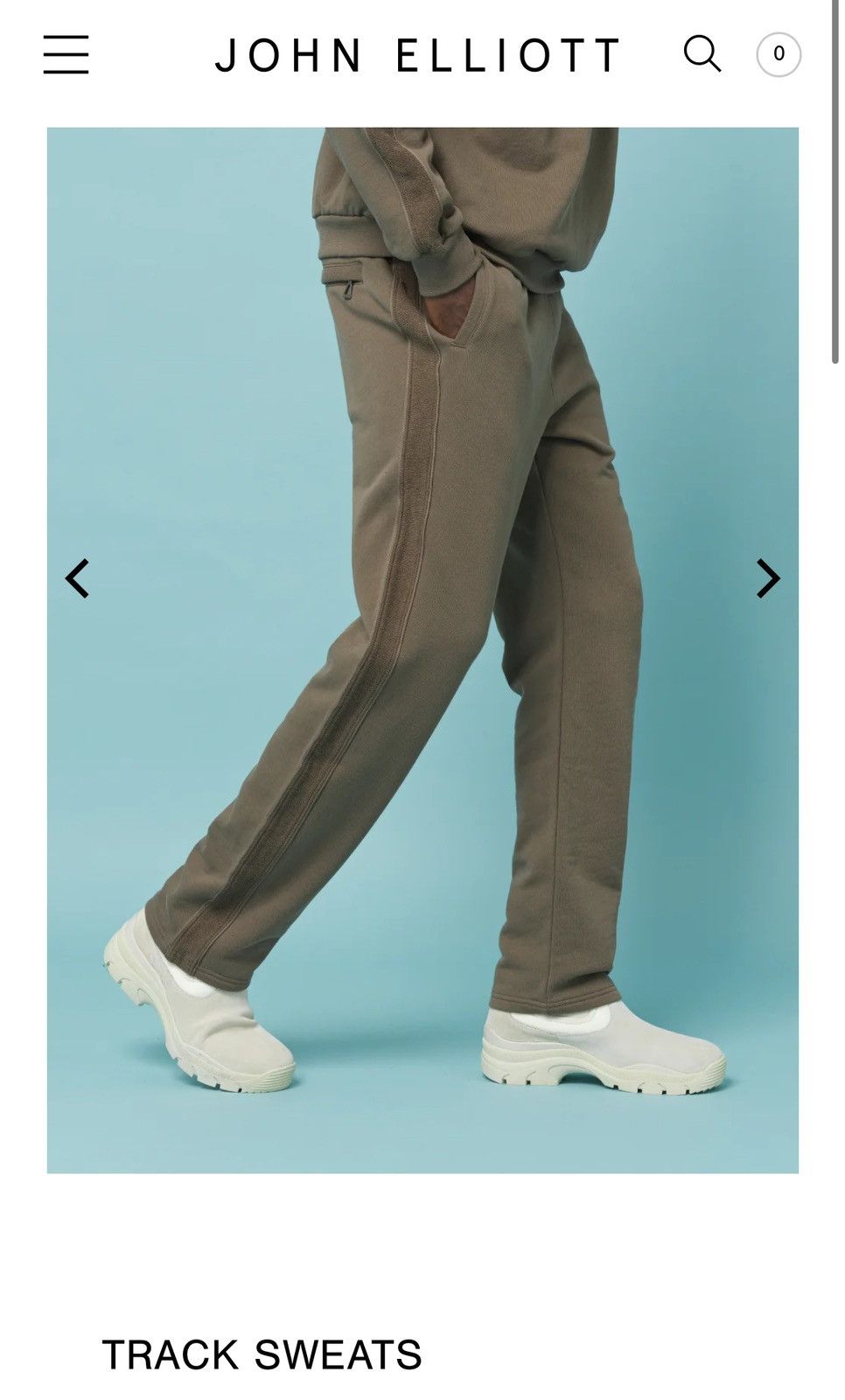 John Elliott John Elliott Track Sweats - Mocha Size US 37 - 20 Thumbnail