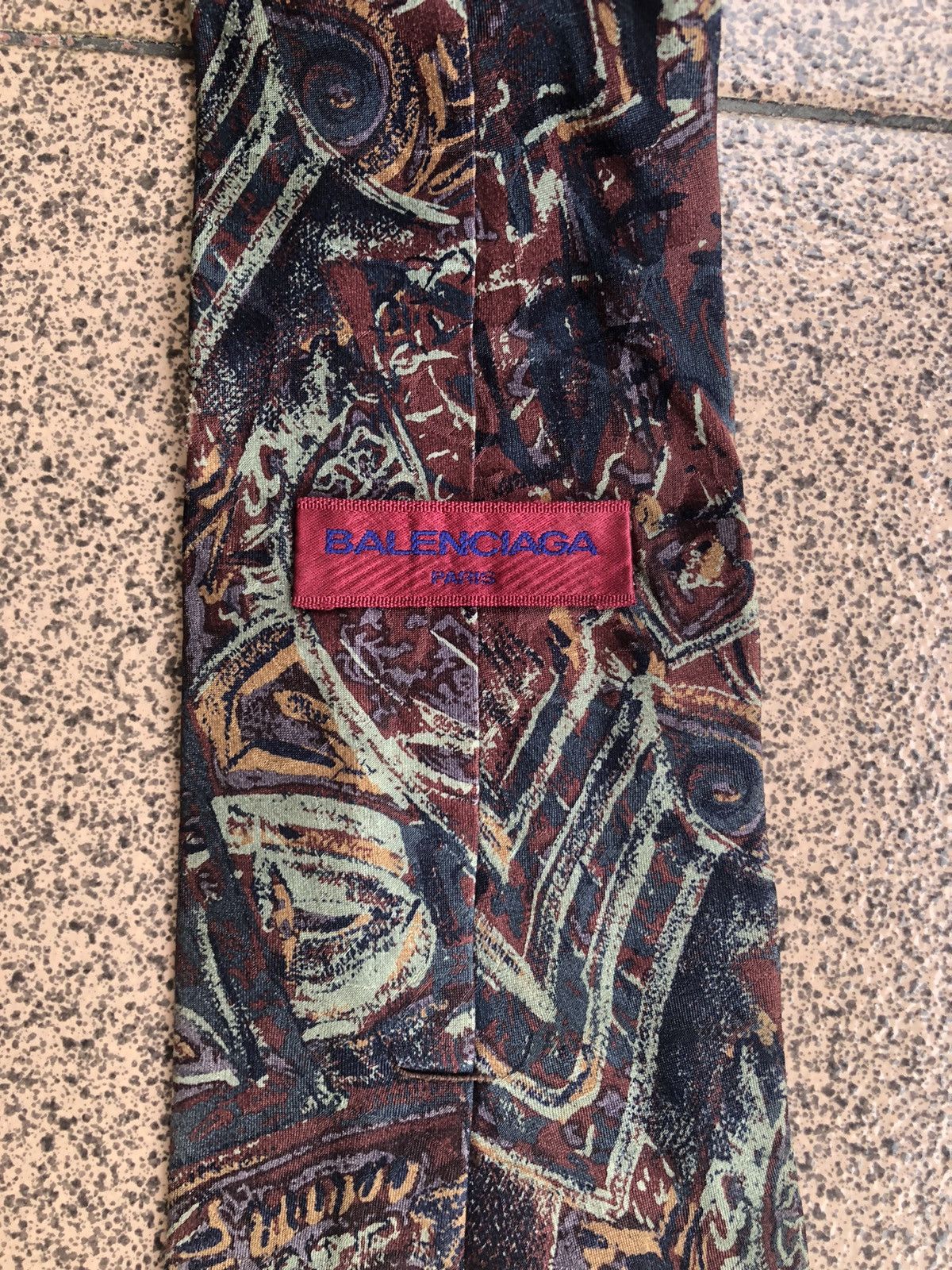 Balenciaga Balenciaga pattern tie Size ONE SIZE - 2 Thumbnail