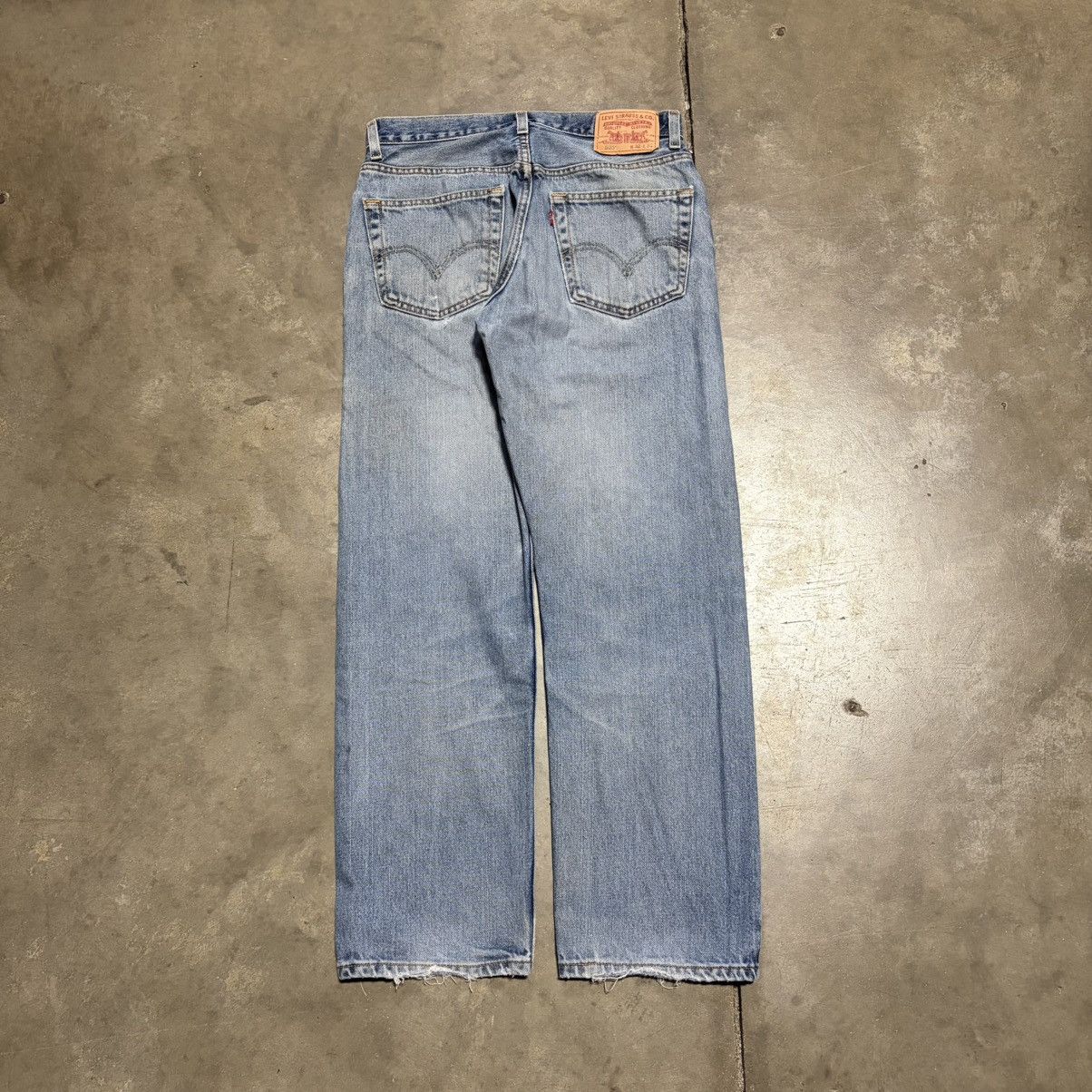 Levi's Vintage Levis 505 Jeans Straight Regular Fit Faded Washed Size US 32 / EU 48 - 7 Thumbnail