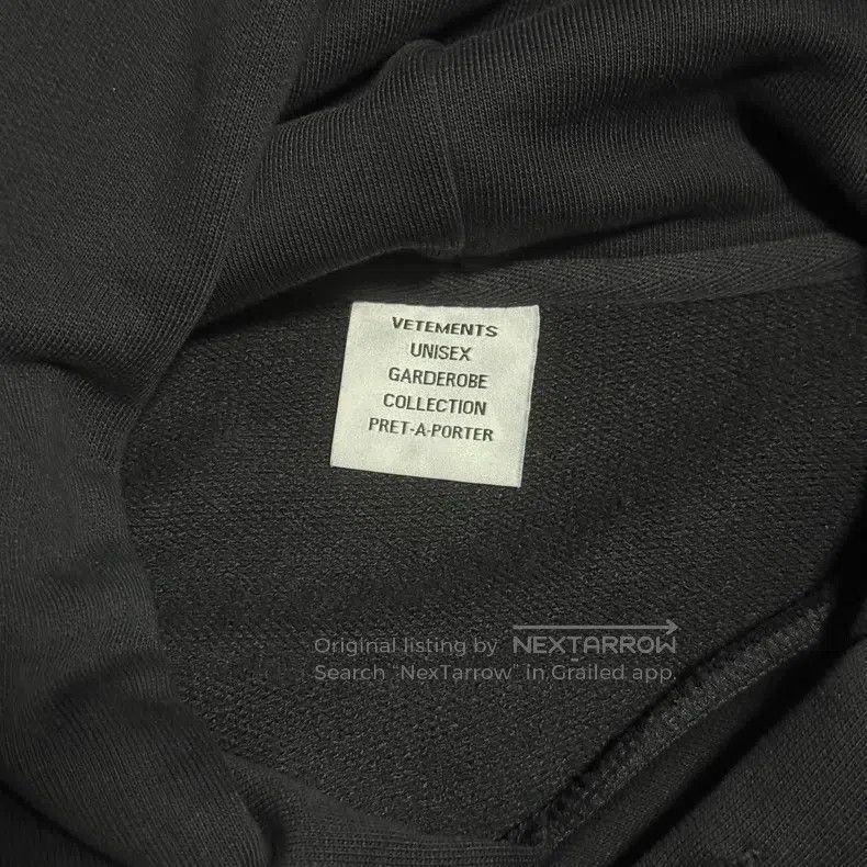 Vetements Vetements Solid Color Side Logo Ribbon Oversized Hooded Ho Size US S / EU 44-46 / 1 - 4 Thumbnail
