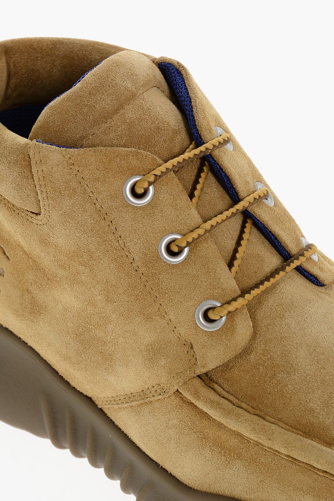 Burberry og1mm1125 Suede Manilla Lace-up Booties in Beige Size US 7 / EU 40 - 3 Thumbnail