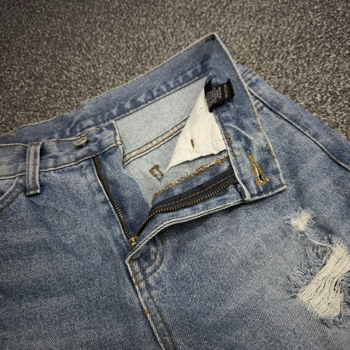 Warehouse Japanese Denim Warehouse Lady Distressed Jeans Size 28" / US 6 / IT 42 - 12 Thumbnail