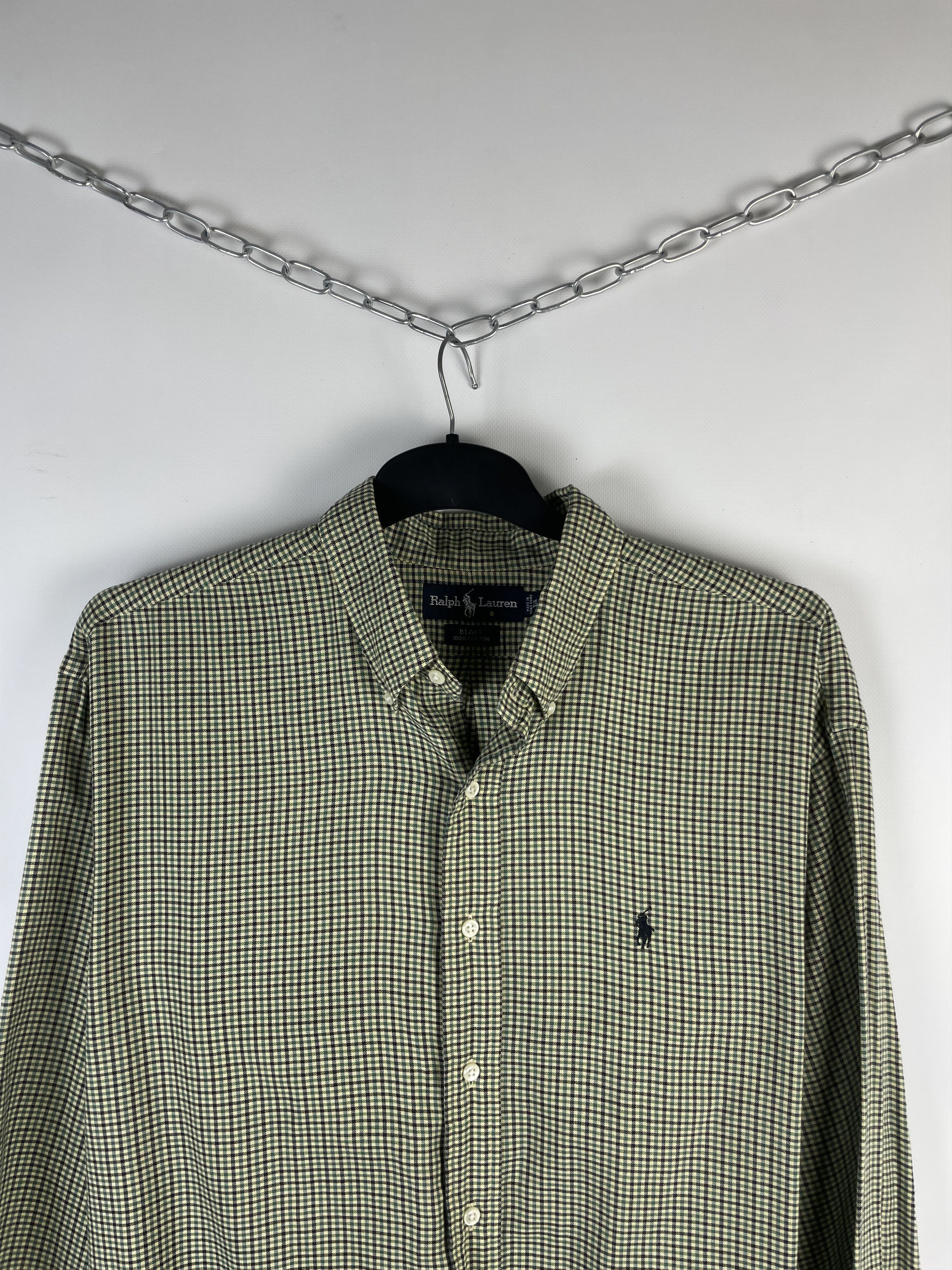 Flannel Flannel Polo Ralph Lauren Vintage Mens Shirt Size US XL / EU 56 / 4 - 3 Thumbnail