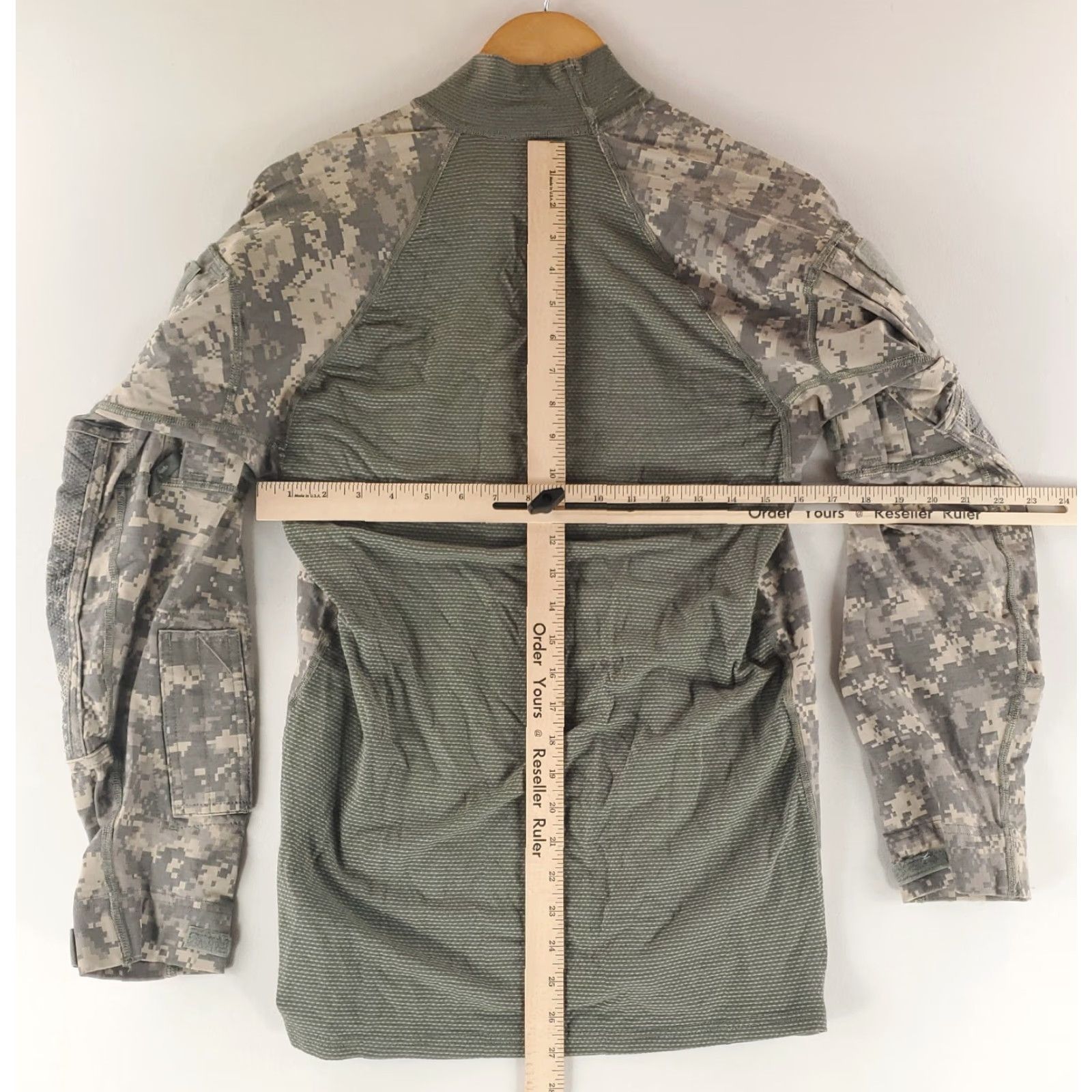 Vintage Massif US Military Army Combat Shirt Digital Camo Green Gray Mens M Size US M / EU 48-50 / 2 - 7 Thumbnail