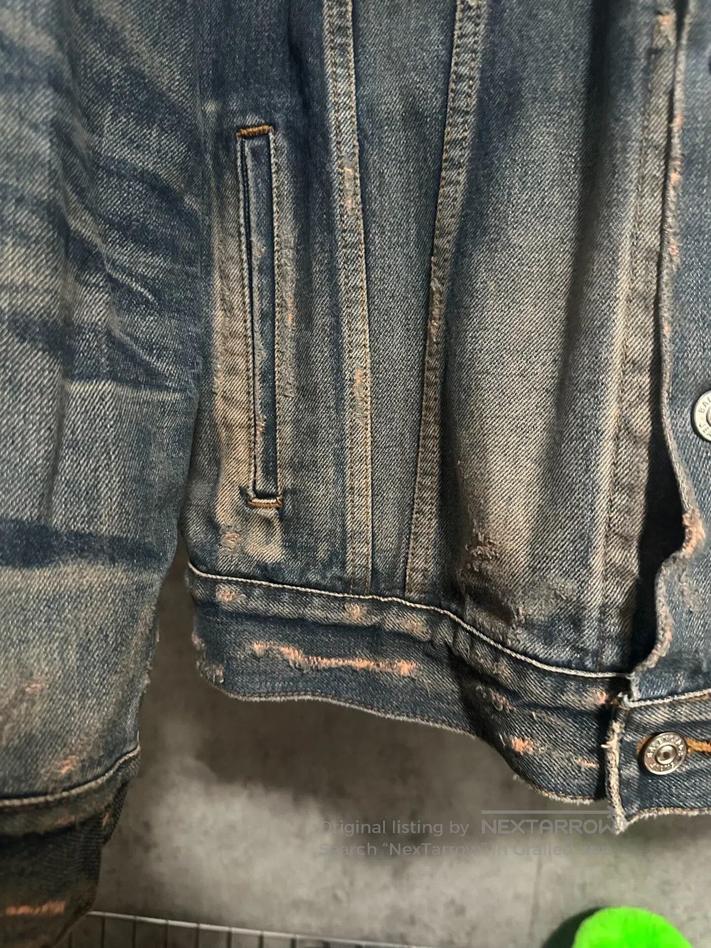 Balenciaga balenciaga embroidered blue denim jacket. Size US M / EU 48-50 / 2 - 6 Thumbnail