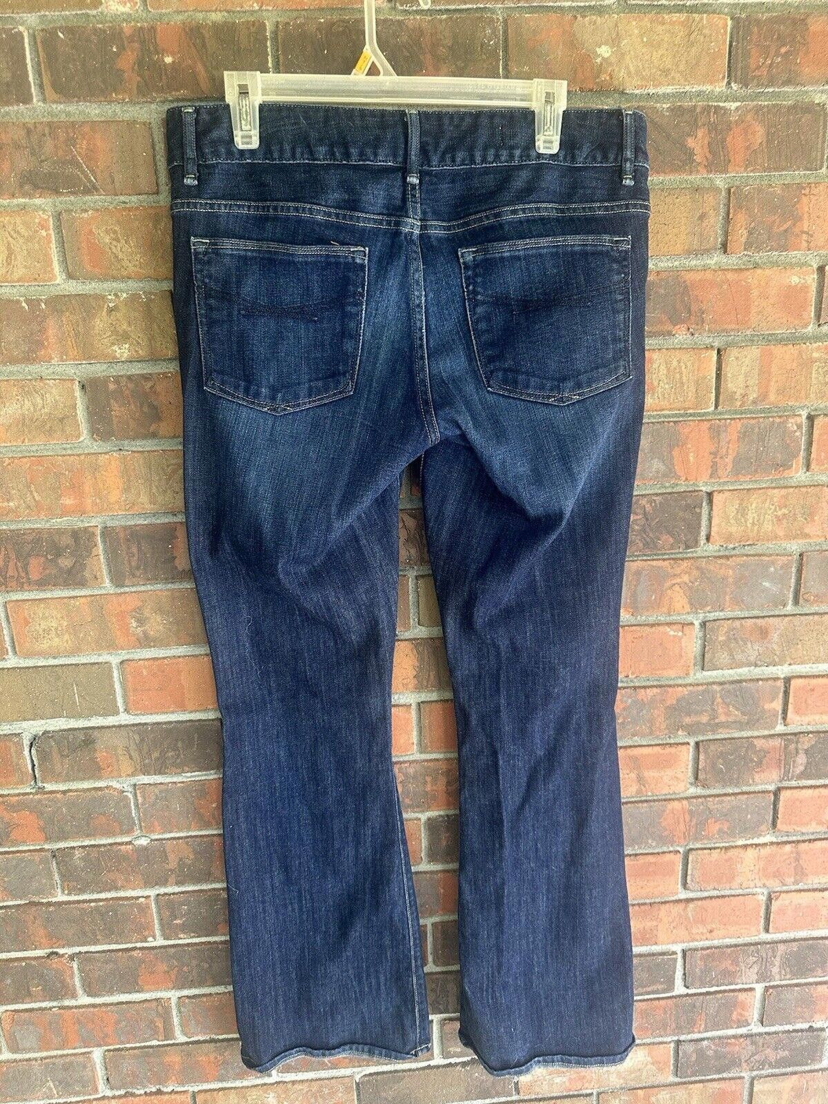Gap gap jeans women Size 12 Perfect Bootleg Dark Wash Size 34" / US 12 / IT 48 - 4 Thumbnail
