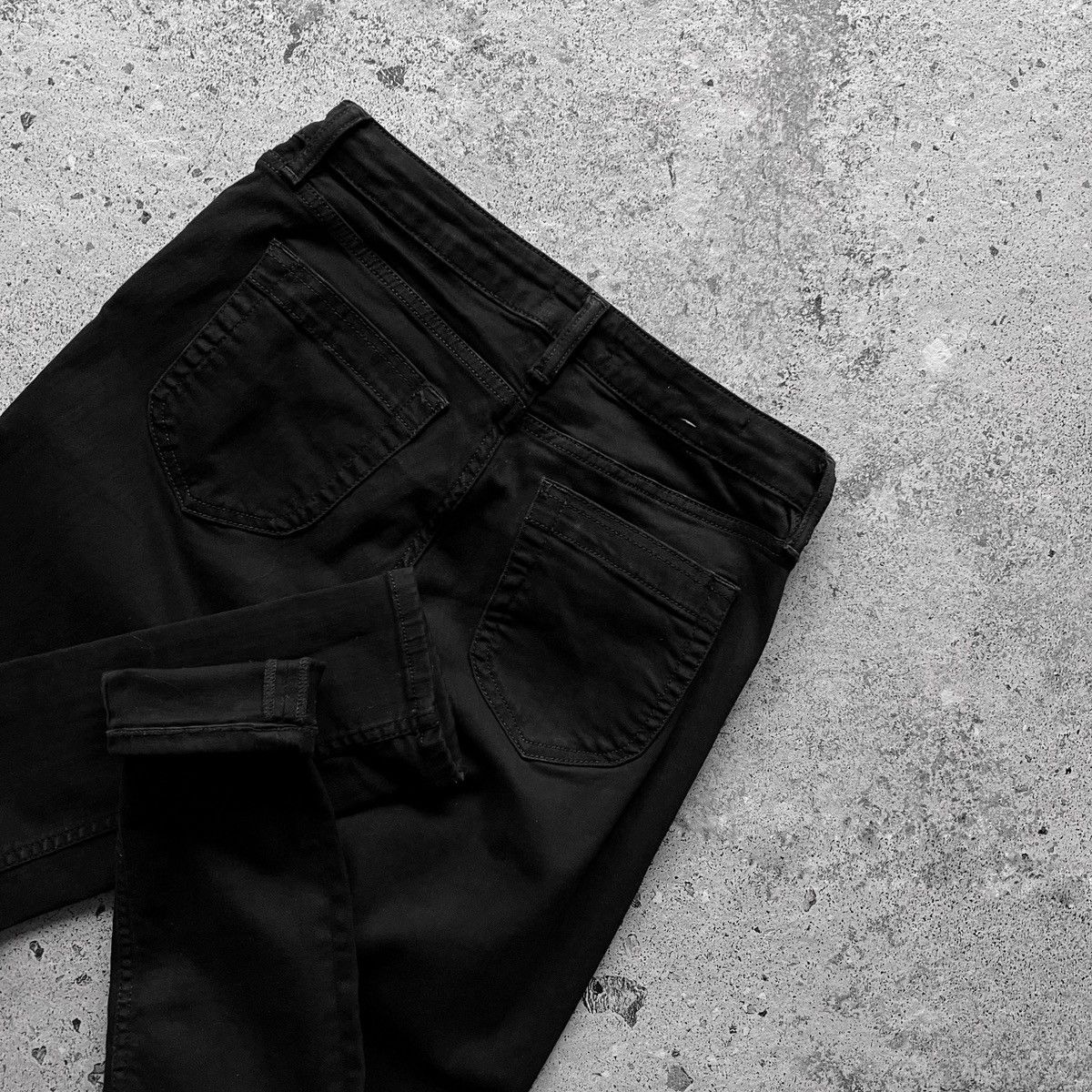 Designer × Reiss Reiss Womens Stevie Black Stretch Cotton Skinny Jeans Size 27" / US 4 / IT 40 - 4 Thumbnail