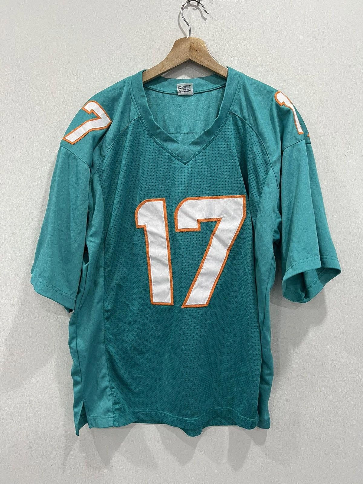 Vintage Vintage Miami Dolphins Waddle Football Jersey Size US XL / EU 56 / 4 - 1 Thumbnail