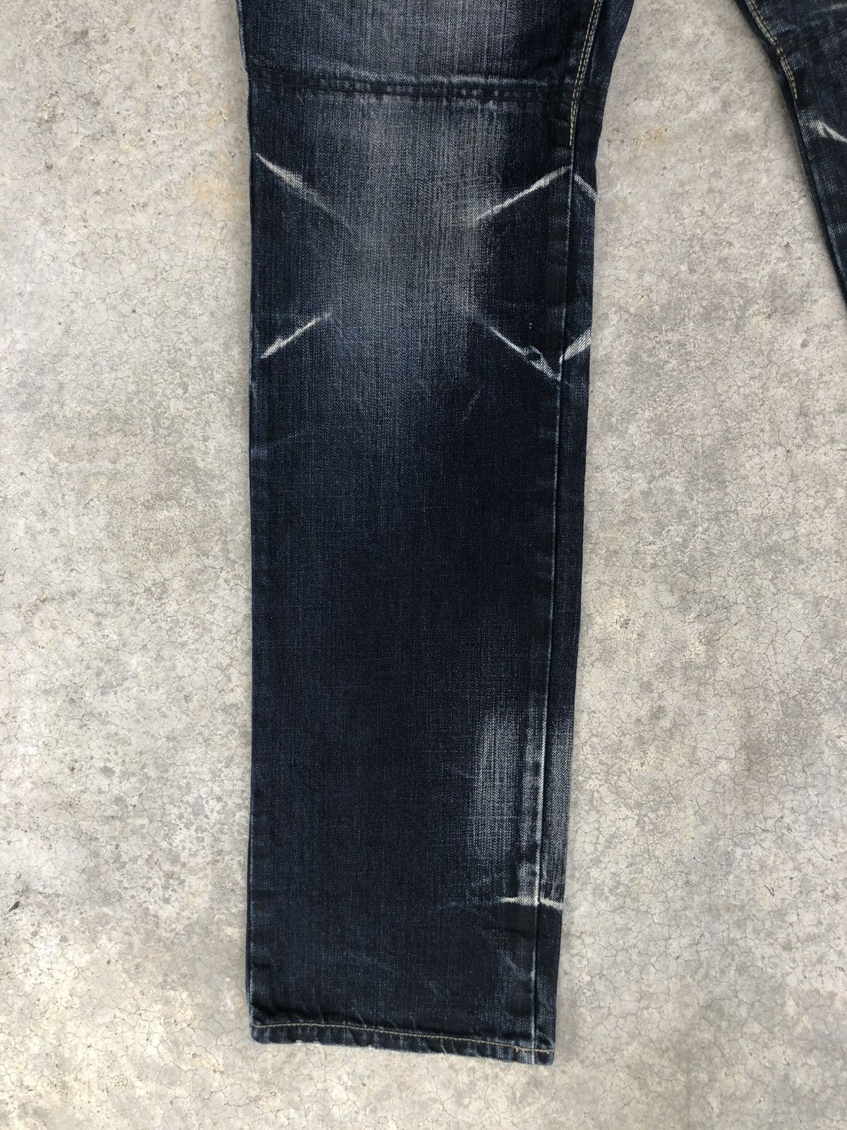 PPFM Japanese PPFM Double Waist Distressed Denim Size US 34 / EU 50 - 6 Thumbnail