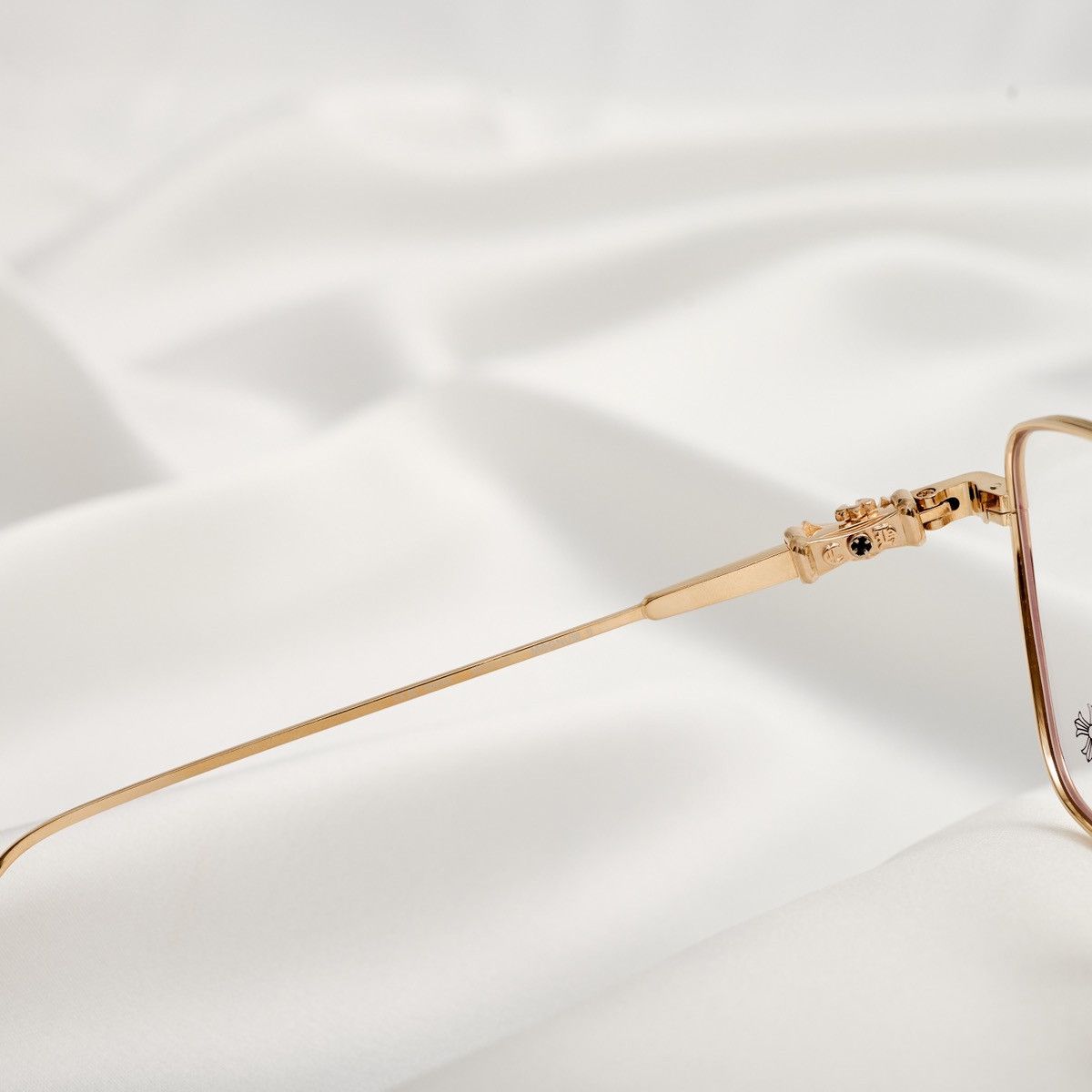 Chrome Hearts CHROME HEARTS MAGNUM II BORDELLO GOLD PLATED GLASSES Size ONE SIZE - 5 Thumbnail