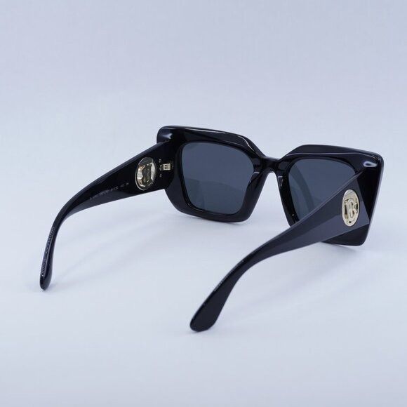 Burberry Burberry Daisy BE4344 300187 Sunglasses Black Cat Eye Frame Size ONE SIZE - 4 Thumbnail