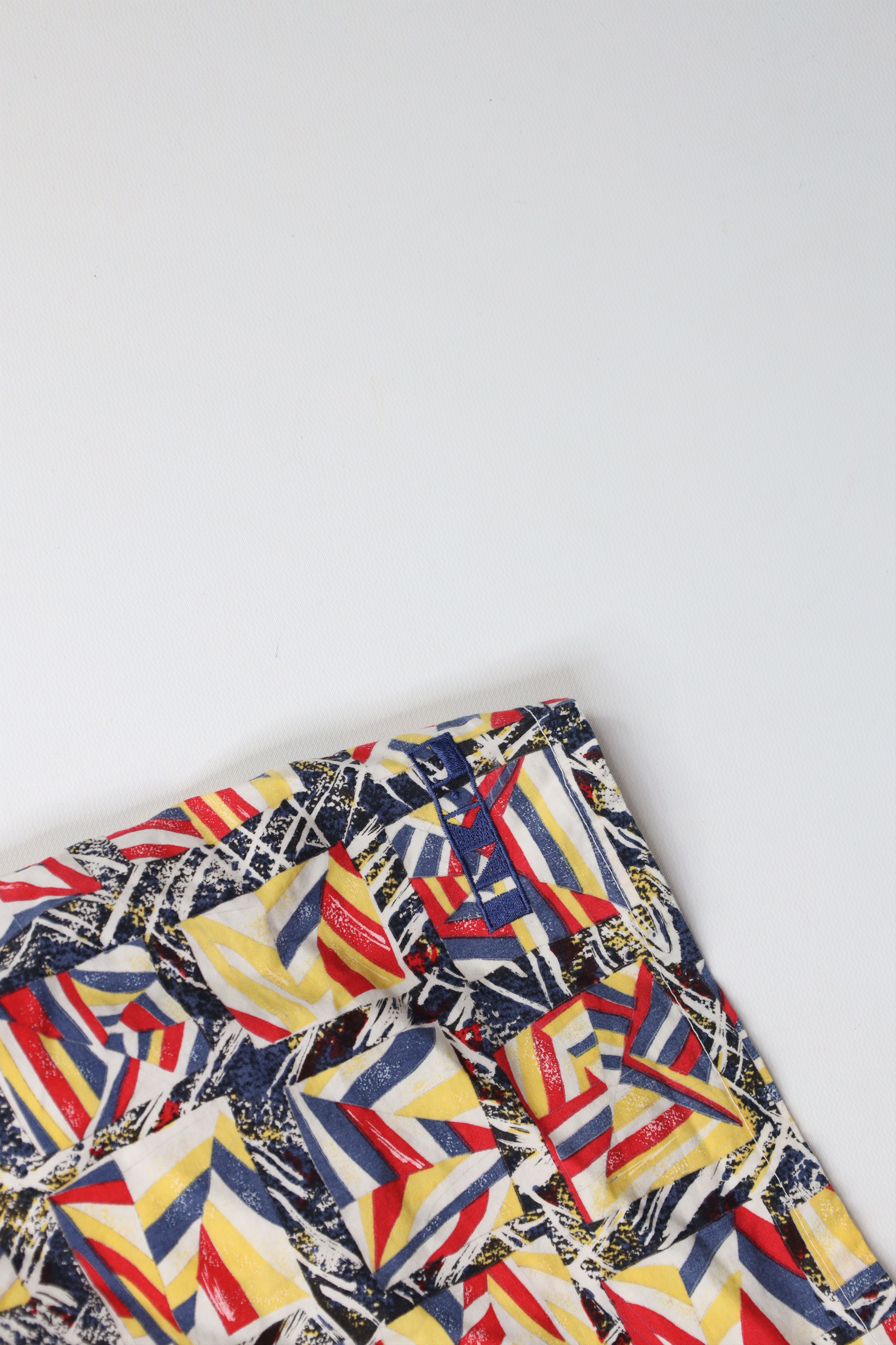 Vintage Vintage 90s Hobie Spell Abstract Sailing Flags Lined Shorts Size US 32 / EU 48 - 5 Thumbnail
