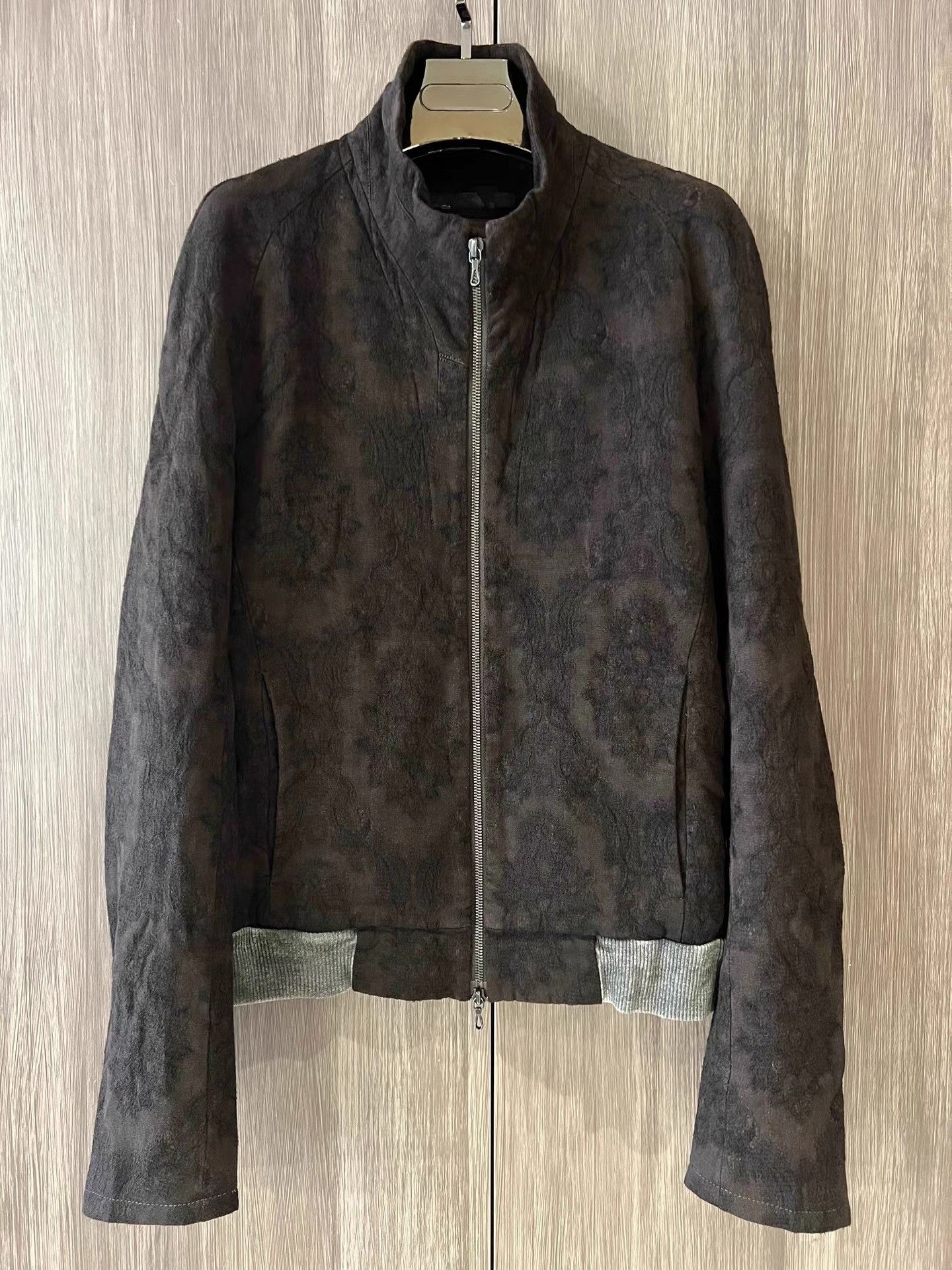 Julius Julius 7 Vintage Jacquard Stand Collar Coat K44 | Grailed