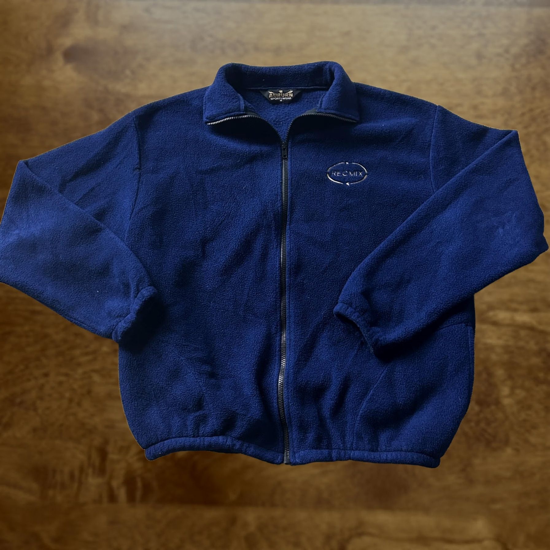 Vintage Auburn Sportswear Jacket Mens M Blue Fleece Full Zip REC MIX Logo Outdoor Size US M / EU 48-50 / 2 - 1 Thumbnail
