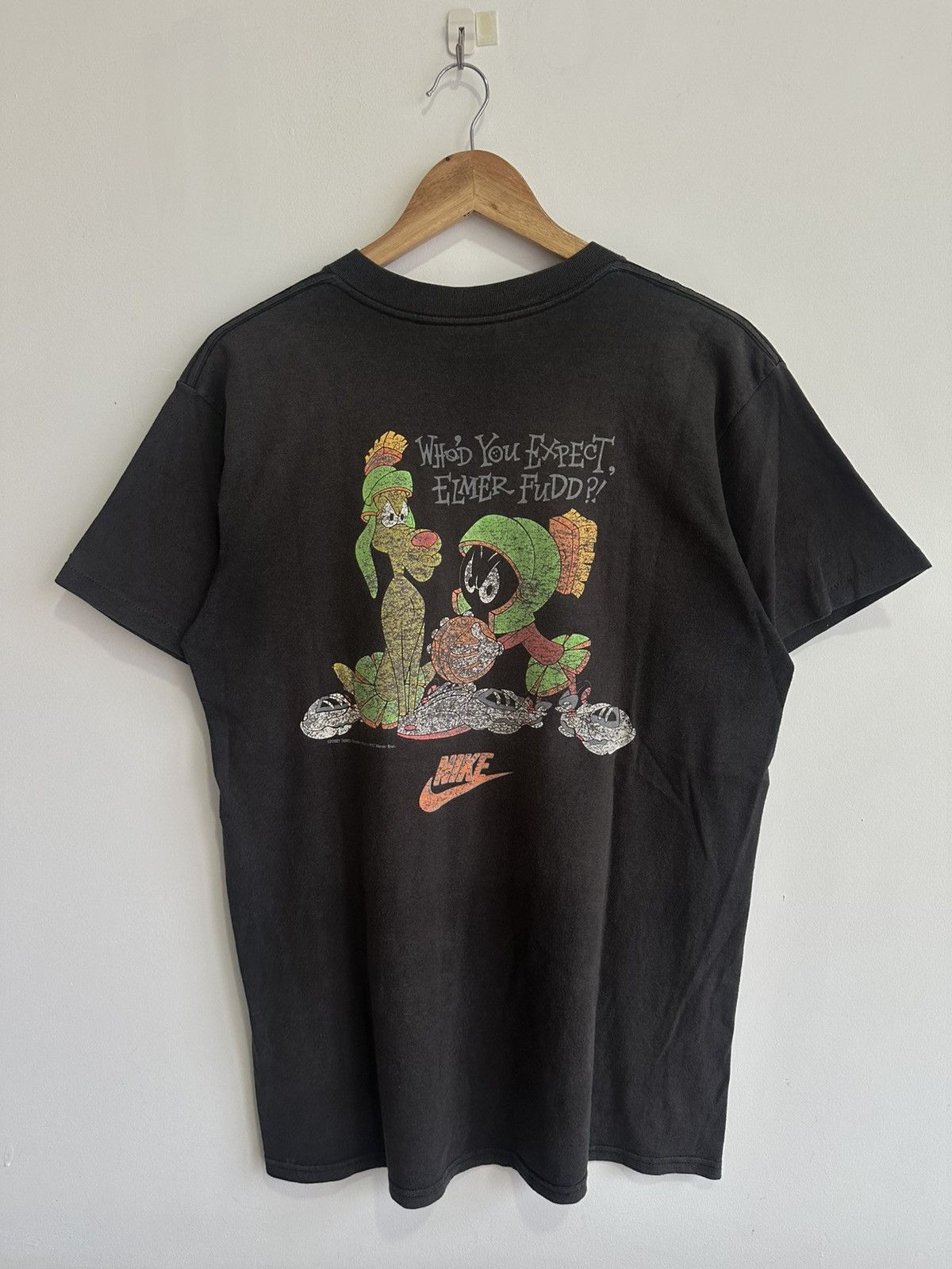 Nike × Vintage × Warner Bros Vintage 90’s Nike Spacejam The Scream Team USA Jordan NBA Size US L / EU 52-54 / 3 - 3 Thumbnail