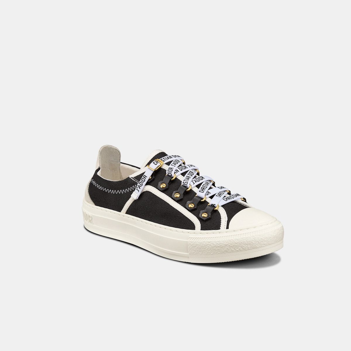 Dior o1w1db10326 Walkin Dior Sneaker in Black/White Size US 6 / IT 36 - 2 Thumbnail