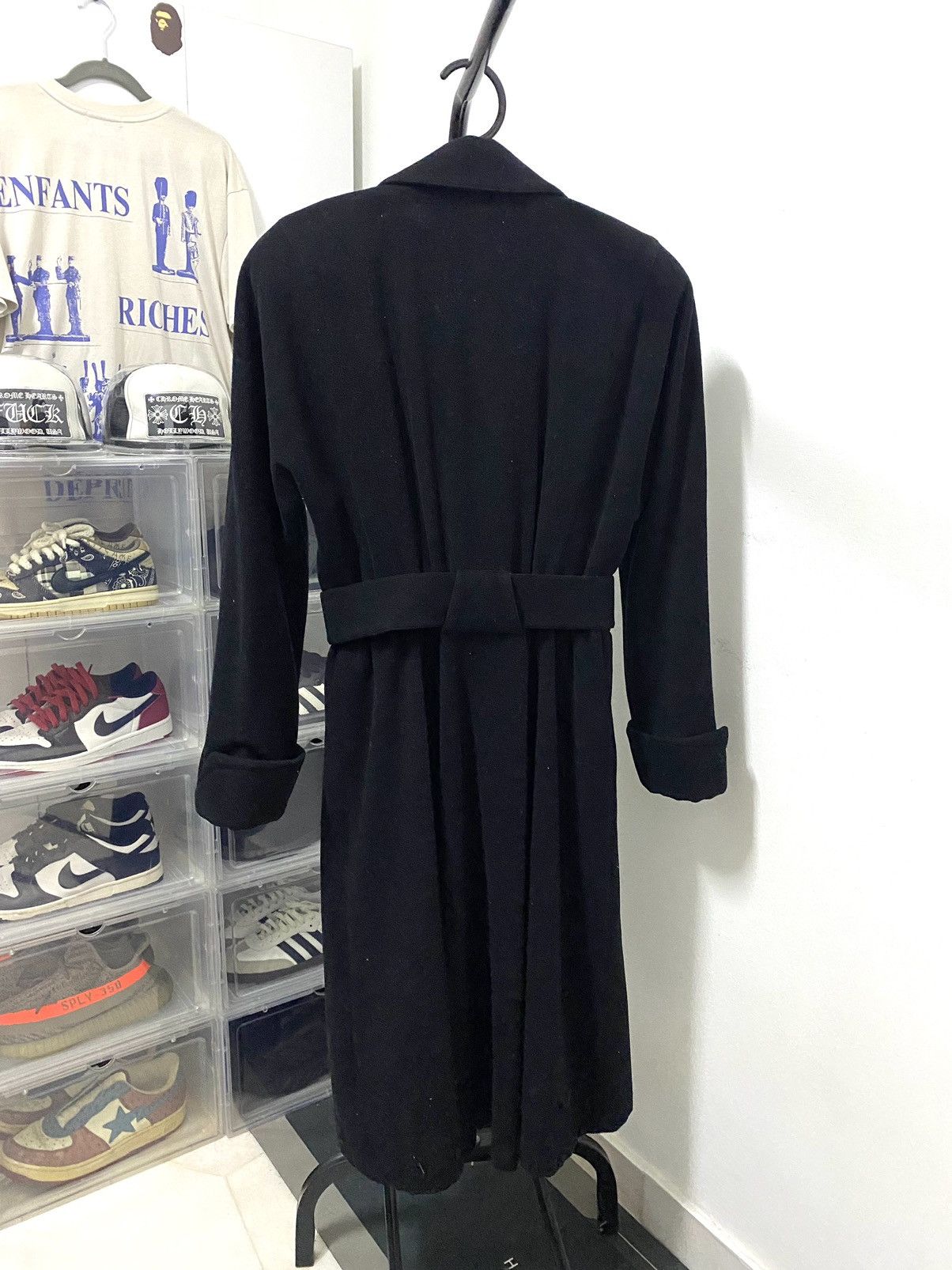 Thierry Mugler 90s Runway Thierry Mugler Coat Metal Buckle Belt Size M / US 6-8 / IT 42-44 - 6 Thumbnail
