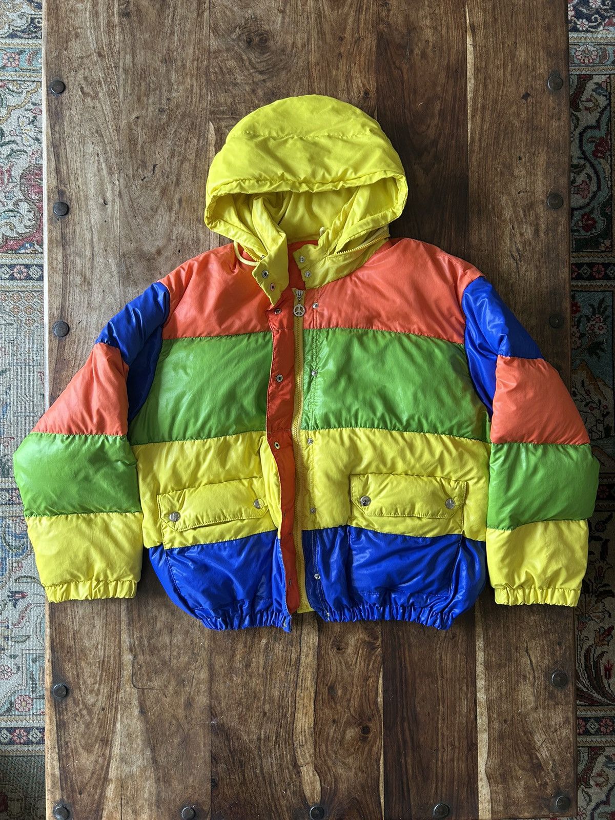 Moschino AW1996/97 Moschino Jeans Multicoloured Puffer Jacket Size M / US 6-8 / IT 42-44 - 4 Thumbnail