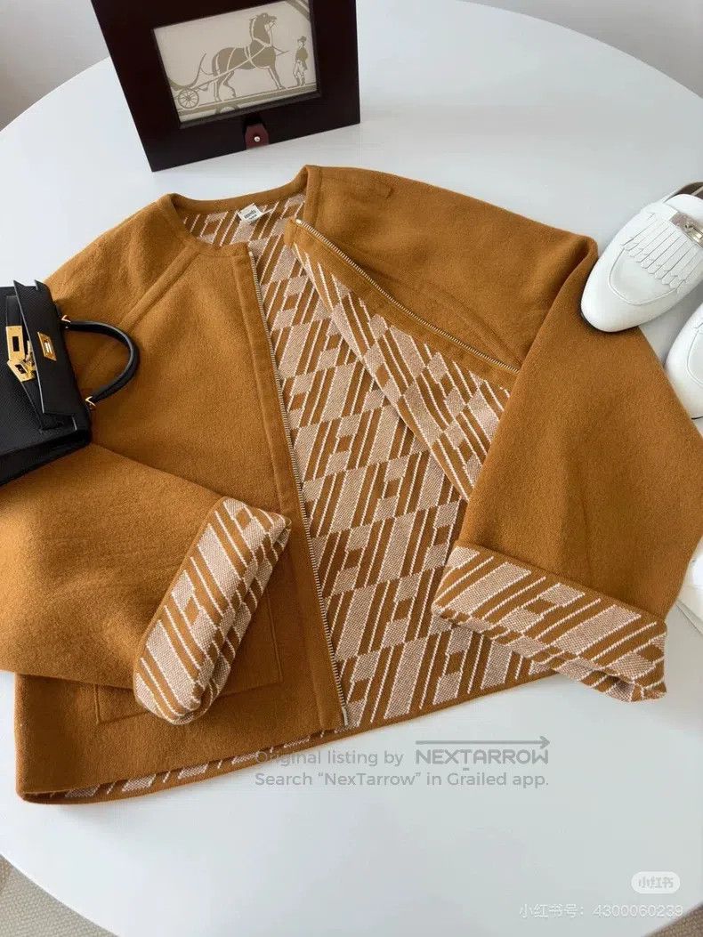 Hermes Hermes Women's Double-Faced Cashmere Coat Short Size XS / US 0-2 / IT 36-38 - 3 Thumbnail
