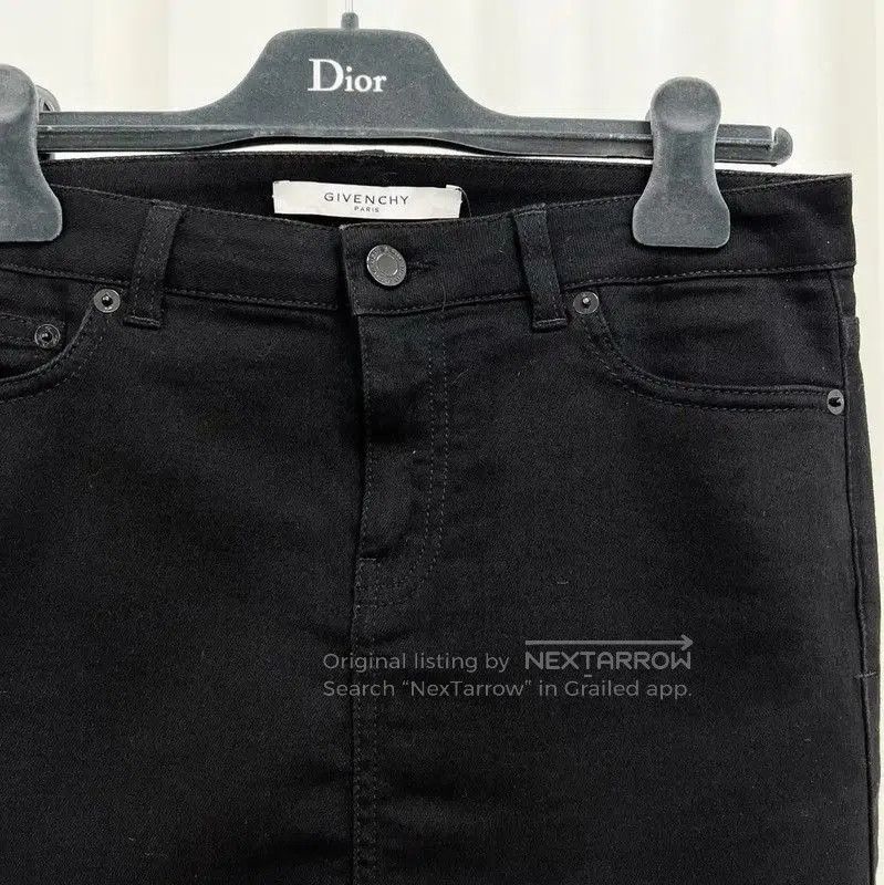 Givenchy Givenchy Black Cotton Summer Logo Shorts . Size 23" - 3 Thumbnail