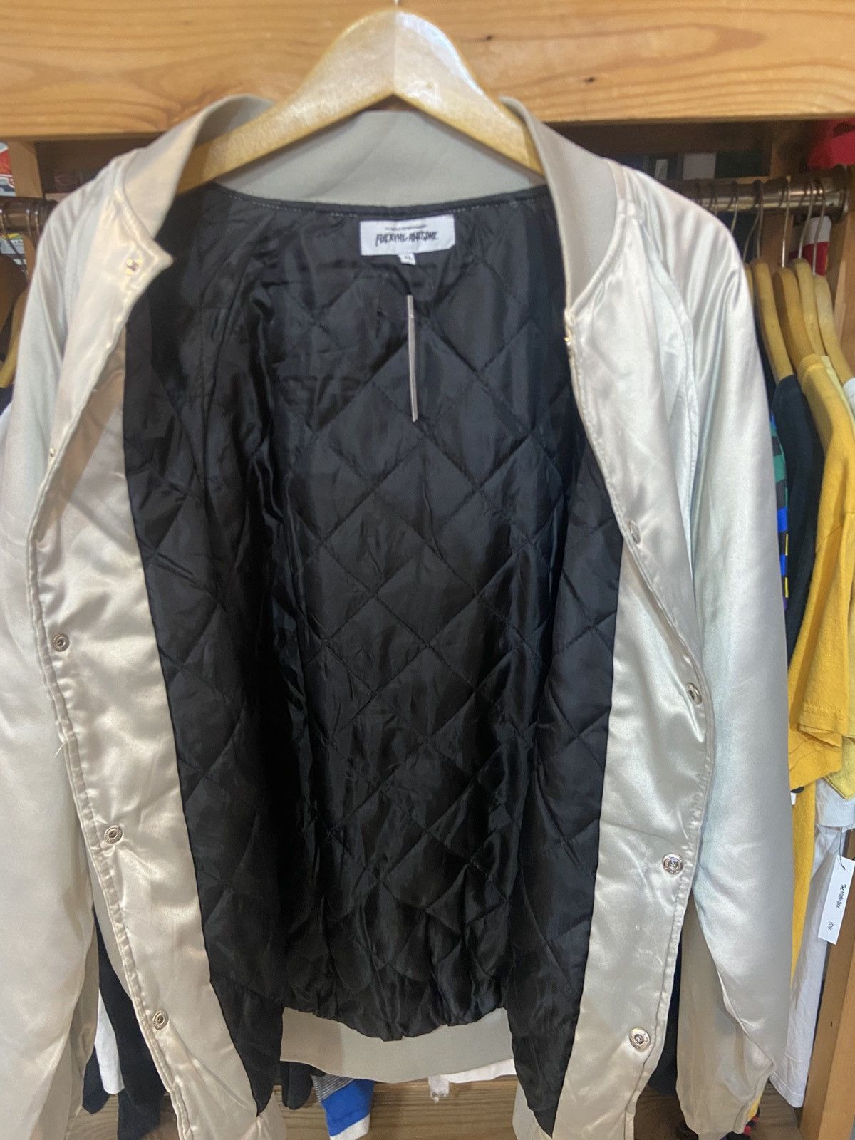 Fucking Awesome FUCKING AWESOME ANGLE BURN VARSITY JACKET Size US XL / EU 56 / 4 - 5 Thumbnail