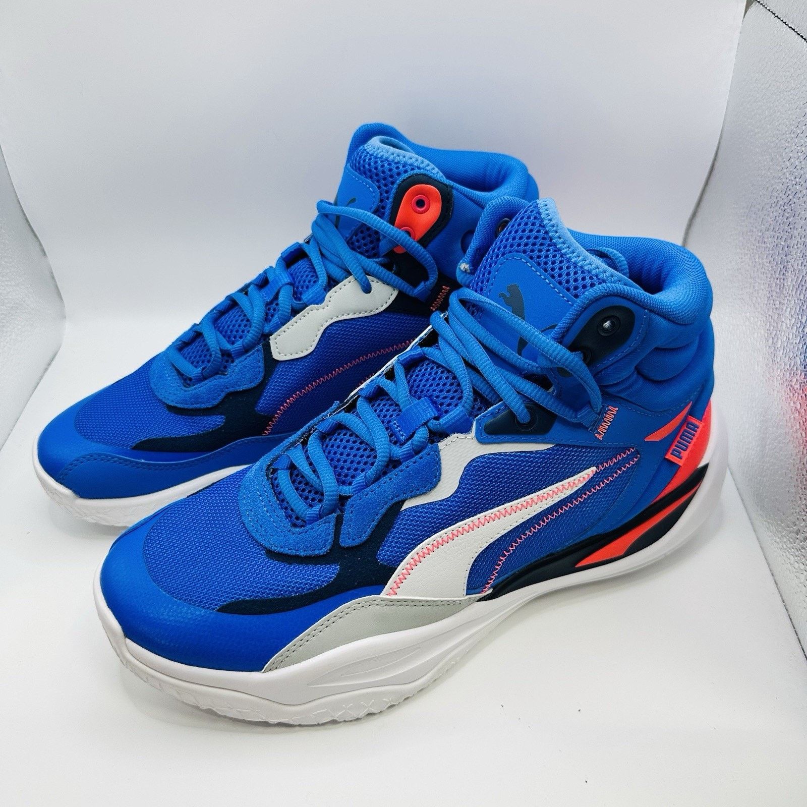 Puma Size 8 - Men’s PUMA Playmaker Pro Mid Persian Blue Size US 8 / EU 41 - 5 Thumbnail