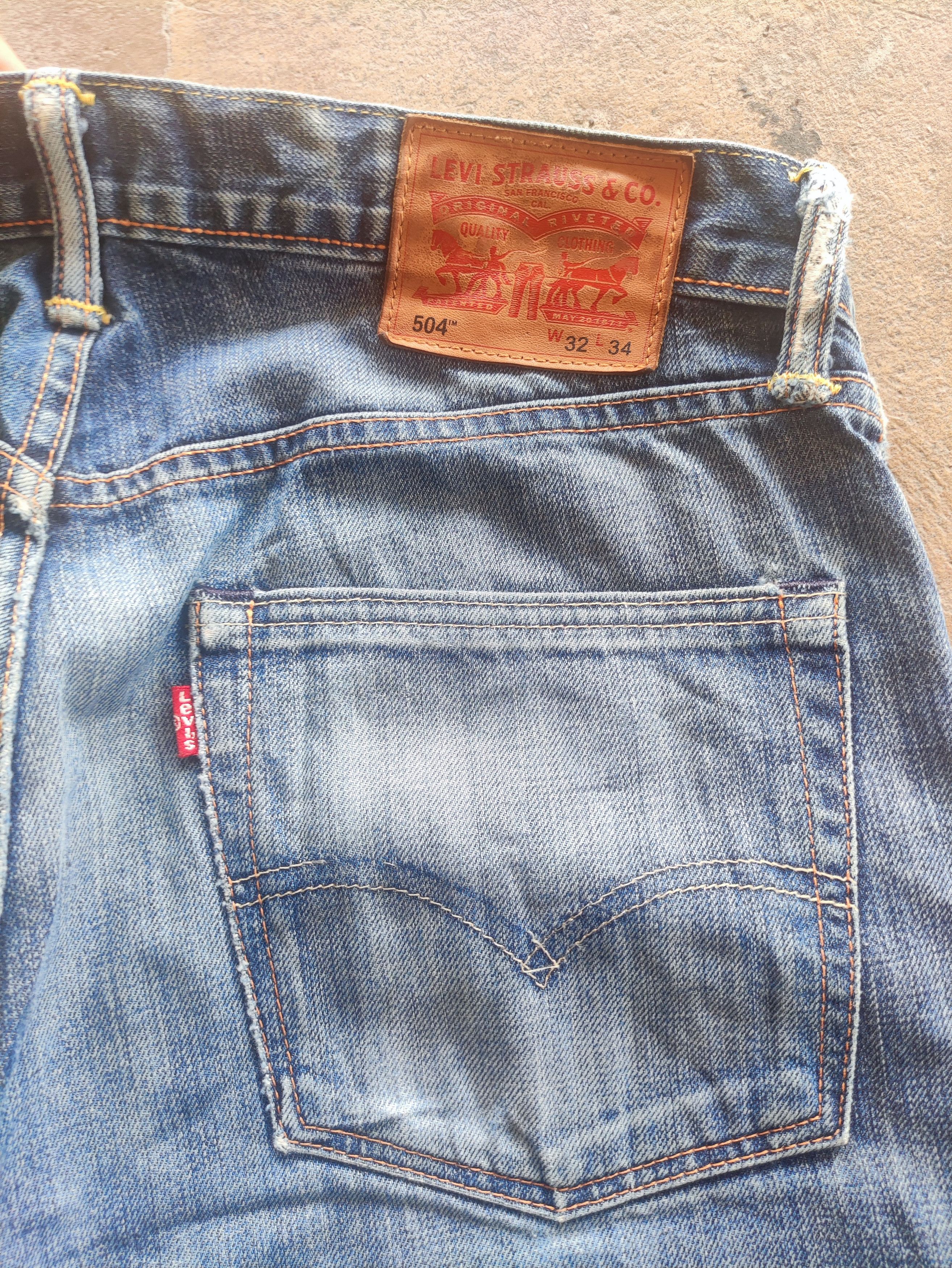Jean × Levi's × Vintage W34 Vintage Levi's 502 Jeans Distressed Denim Faded Pants Size US 34 / EU 50 - 12 Thumbnail
