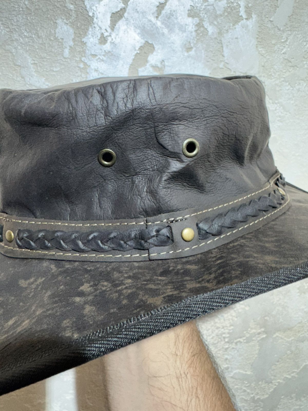 Vintage BarmahHats Vintage Kangaroo Leather Hat Size ONE SIZE - 6 Thumbnail
