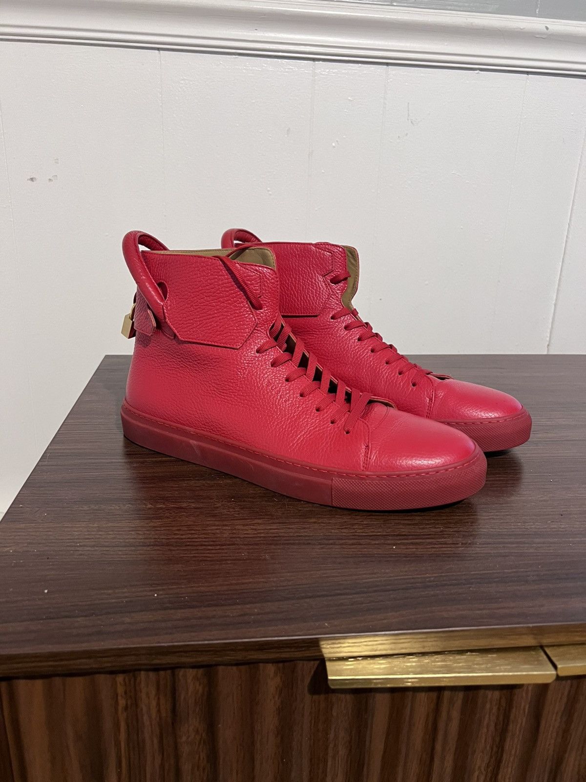 Buscemi Buscemi High Top Sneakers Size US 11.5 / EU 44-45 - 1 Thumbnail
