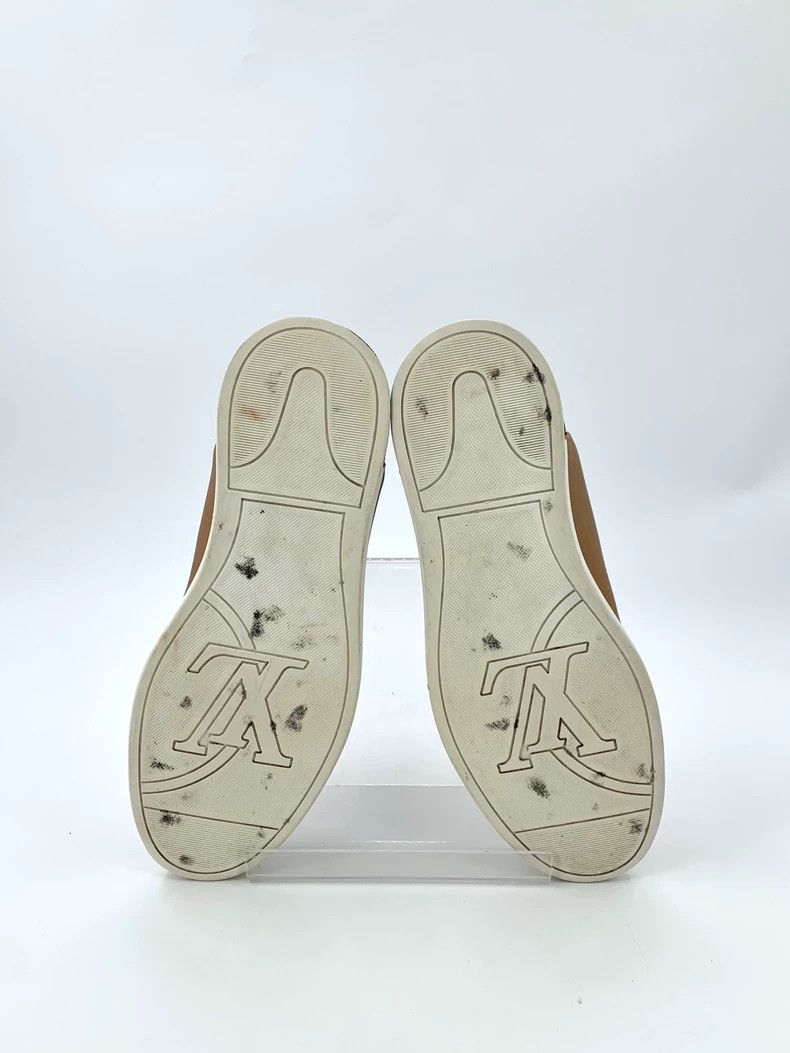 Louis Vuitton Louis Vuitton Brown old flower zipper lace-up high-top boa Size US 6.5 / EU 39-40 - 5 Thumbnail