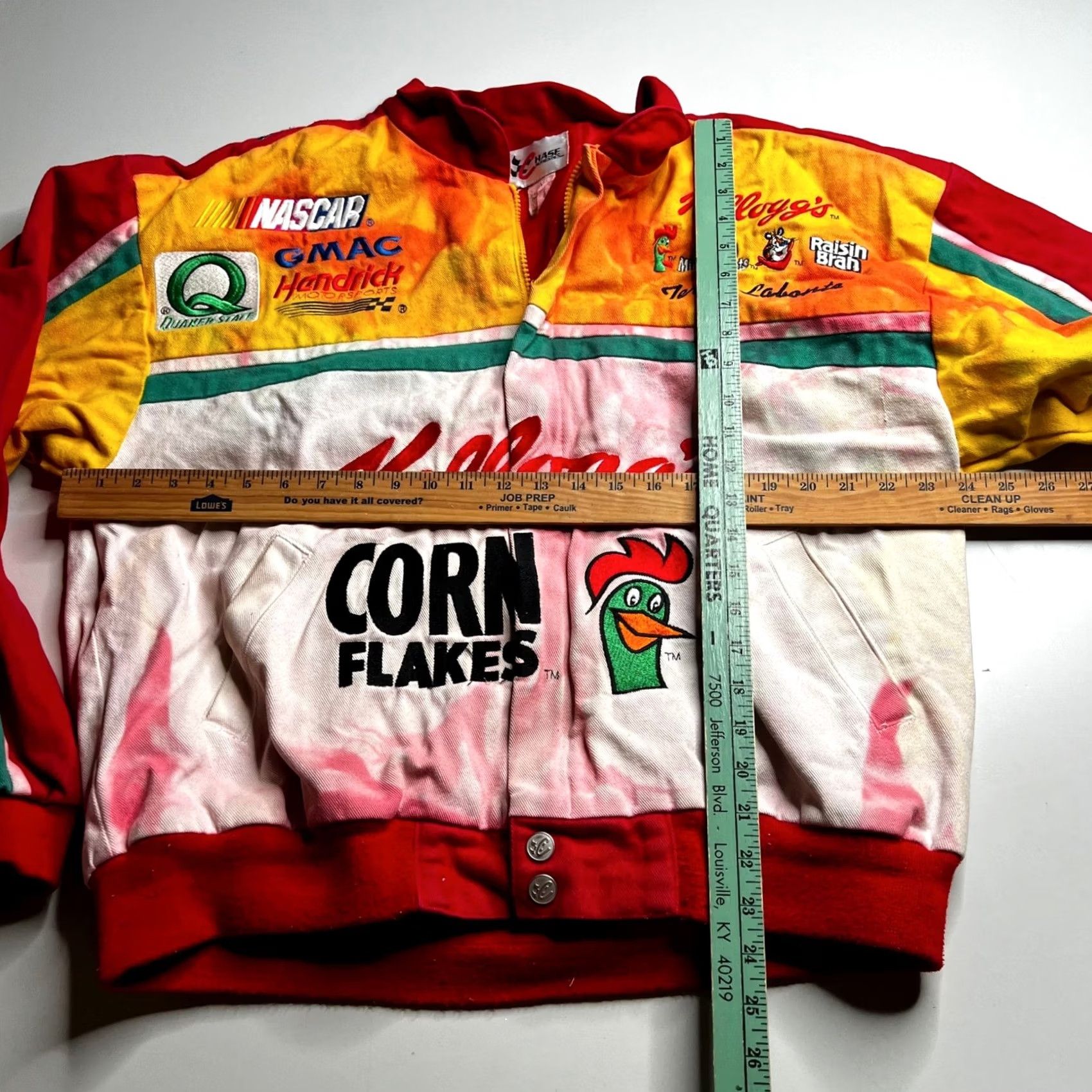 Chase Authentics VINTAGE Chase Authentics NASCAR Terry Labonte Kelloggs Corn Flakes Racing Jacket Large Size US L / EU 52-54 / 3 - 4 Thumbnail