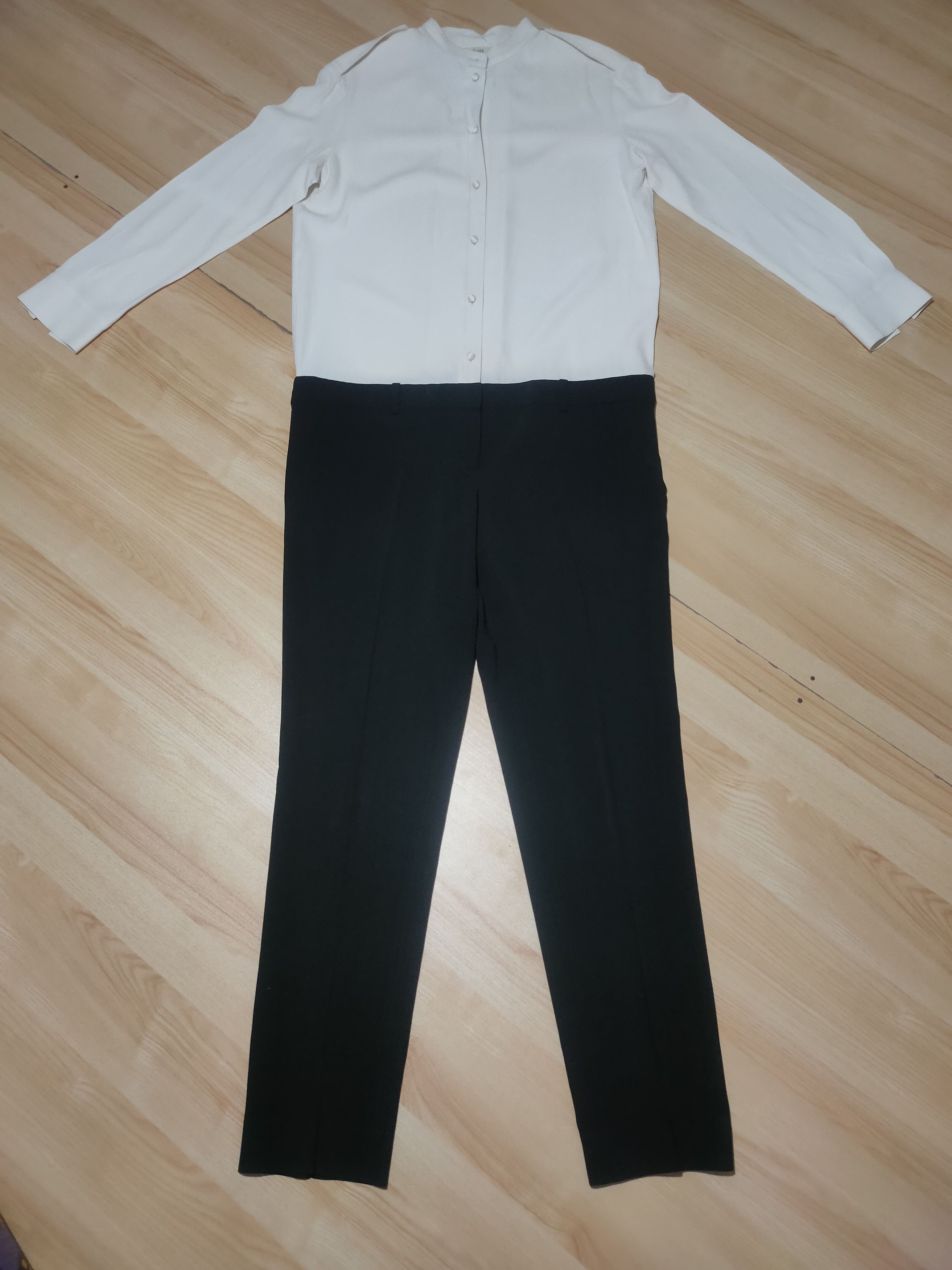 Celine CELINE WOOL JUMPSUIT OVERALLS Size 28" / US 6 / IT 42 - 1 Thumbnail