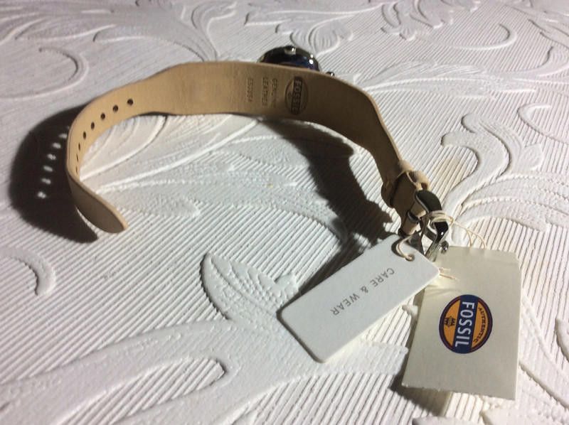 Fossil Fossil ladies silver dial brown leather strap watch Size ONE SIZE - 11 Thumbnail