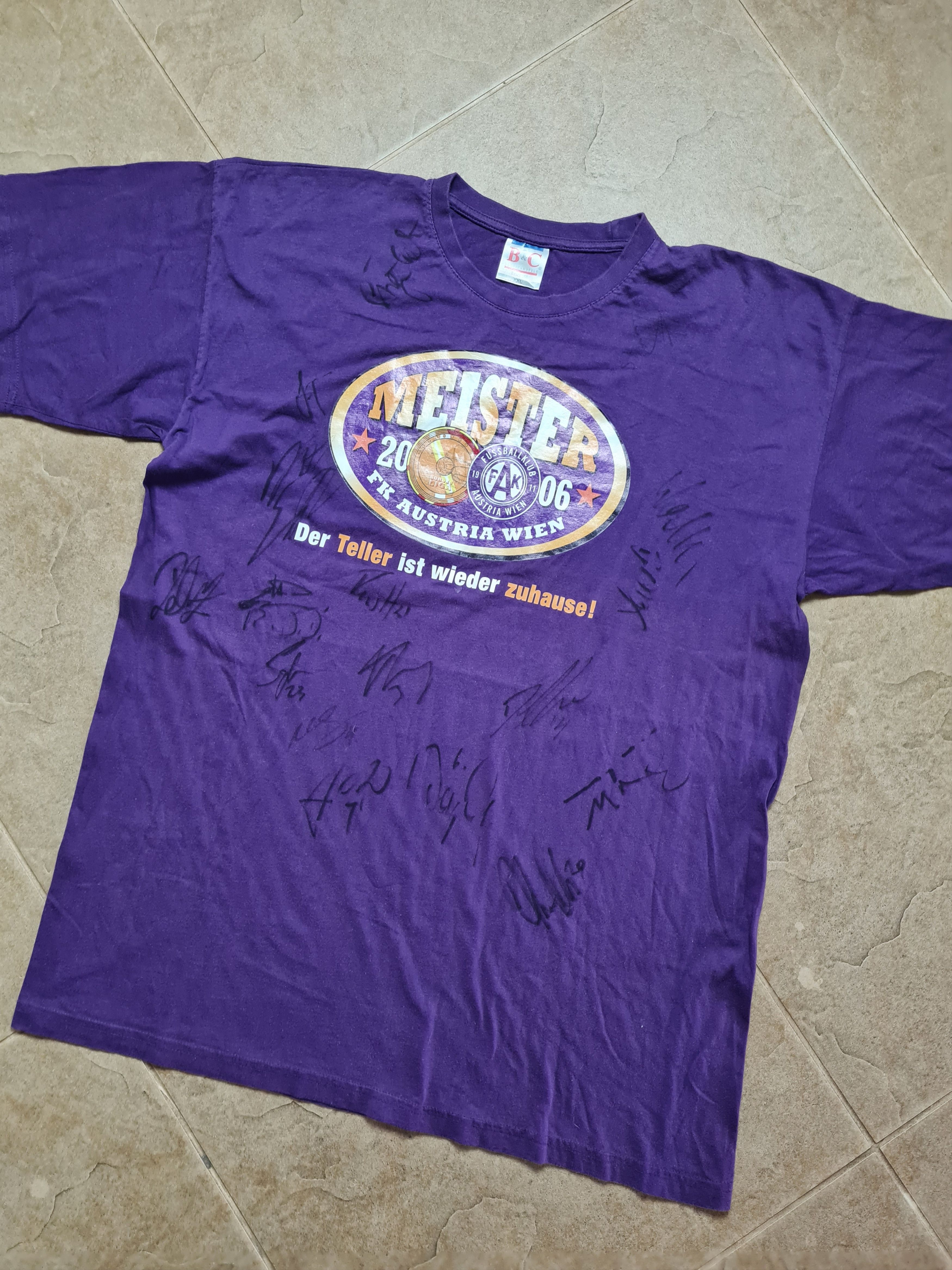 Other Vintage Jersey MEISTER 2006 FK AUSTRIA WIEN T-shirts Size US XXL / EU 58 / 5 - 5 Thumbnail